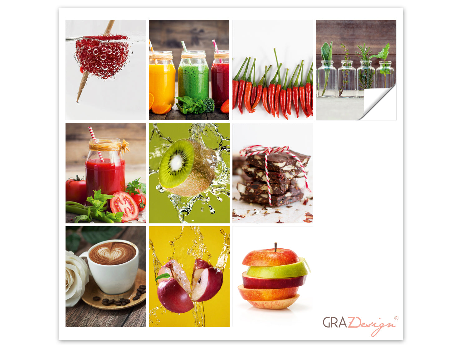 Fliesenaufkleber Küche – Food & Getränke