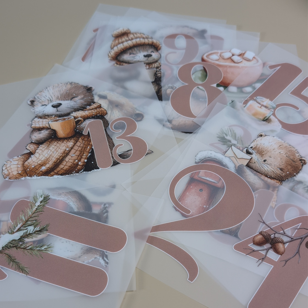 Adventskalender Otter im Winter