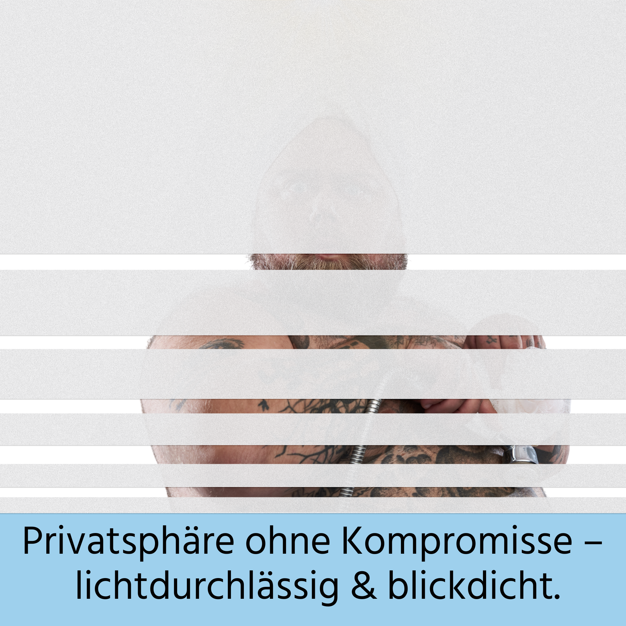 Fensterfolie Streifen Design