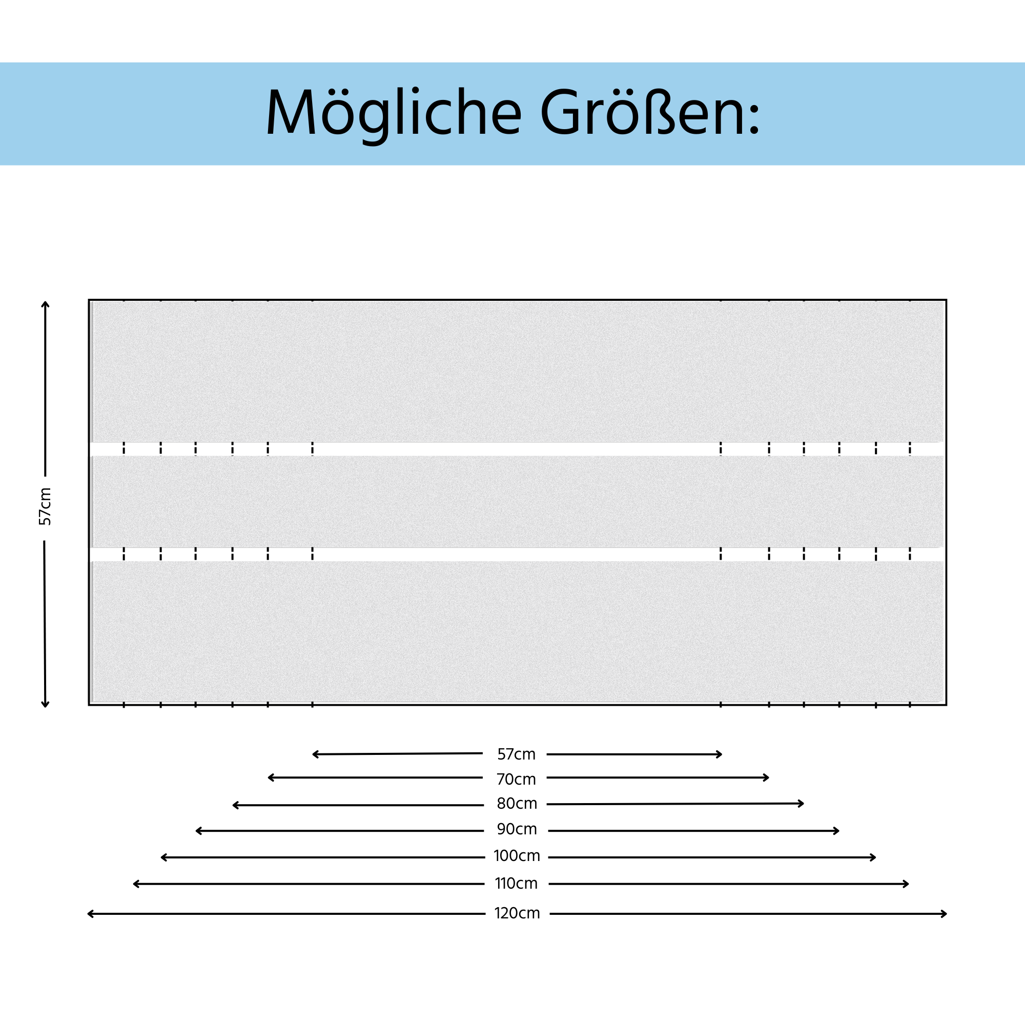 Fensterfolie Streifen
