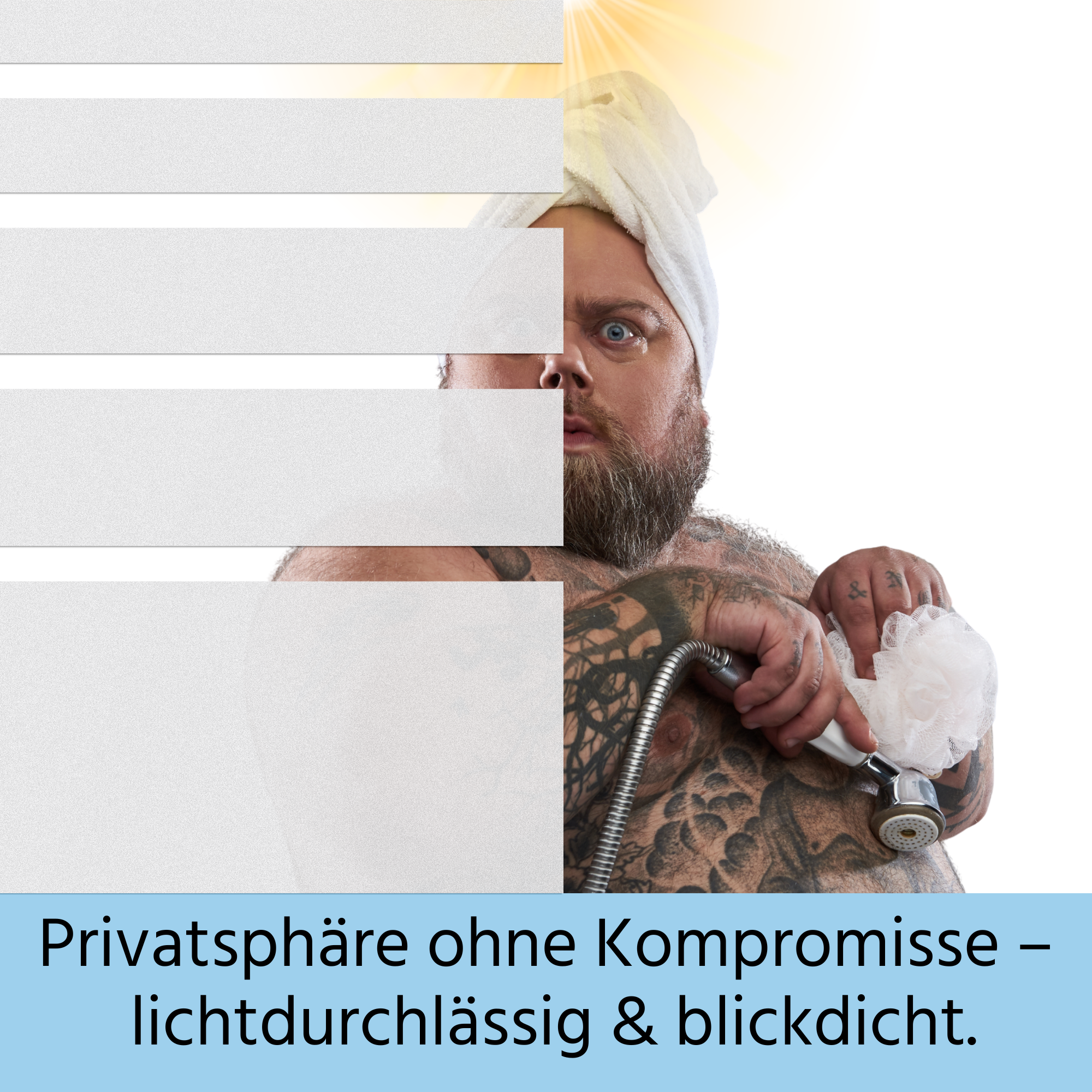 Fensterfolie Streifen