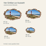 Wandtattoo Leuchtturm mit Wanddurchbruch-Effekt – Ansicht 5