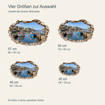 Wandtattoo Fischereihafen mit Wanddurchbruch-Effekt – Ansicht 5