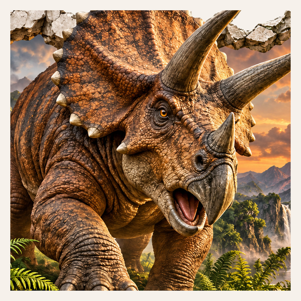Dinosaurier-Wandtattoo Motiv 2 – Motivdetail