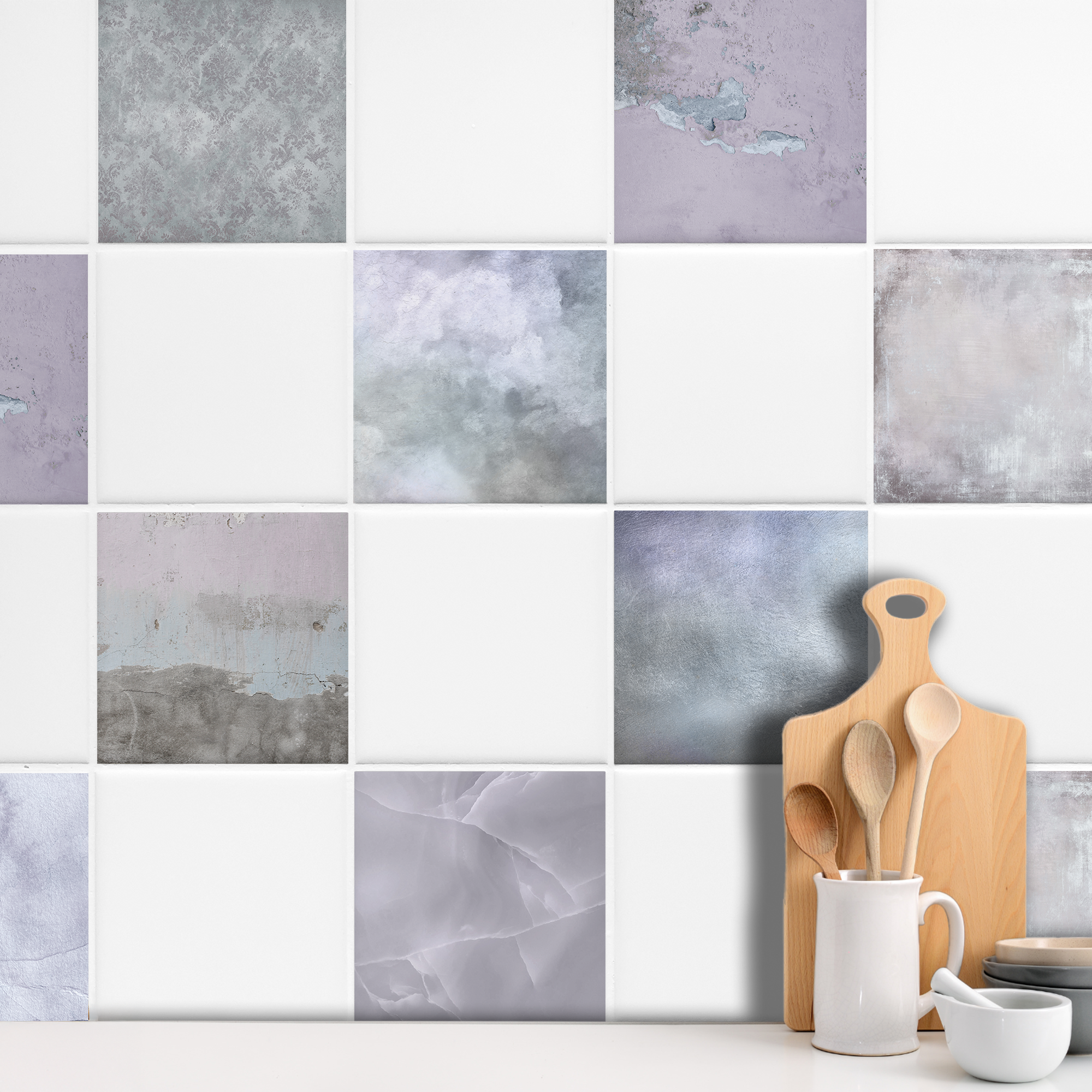 Fliesenaufkleber Marmor-Effekt