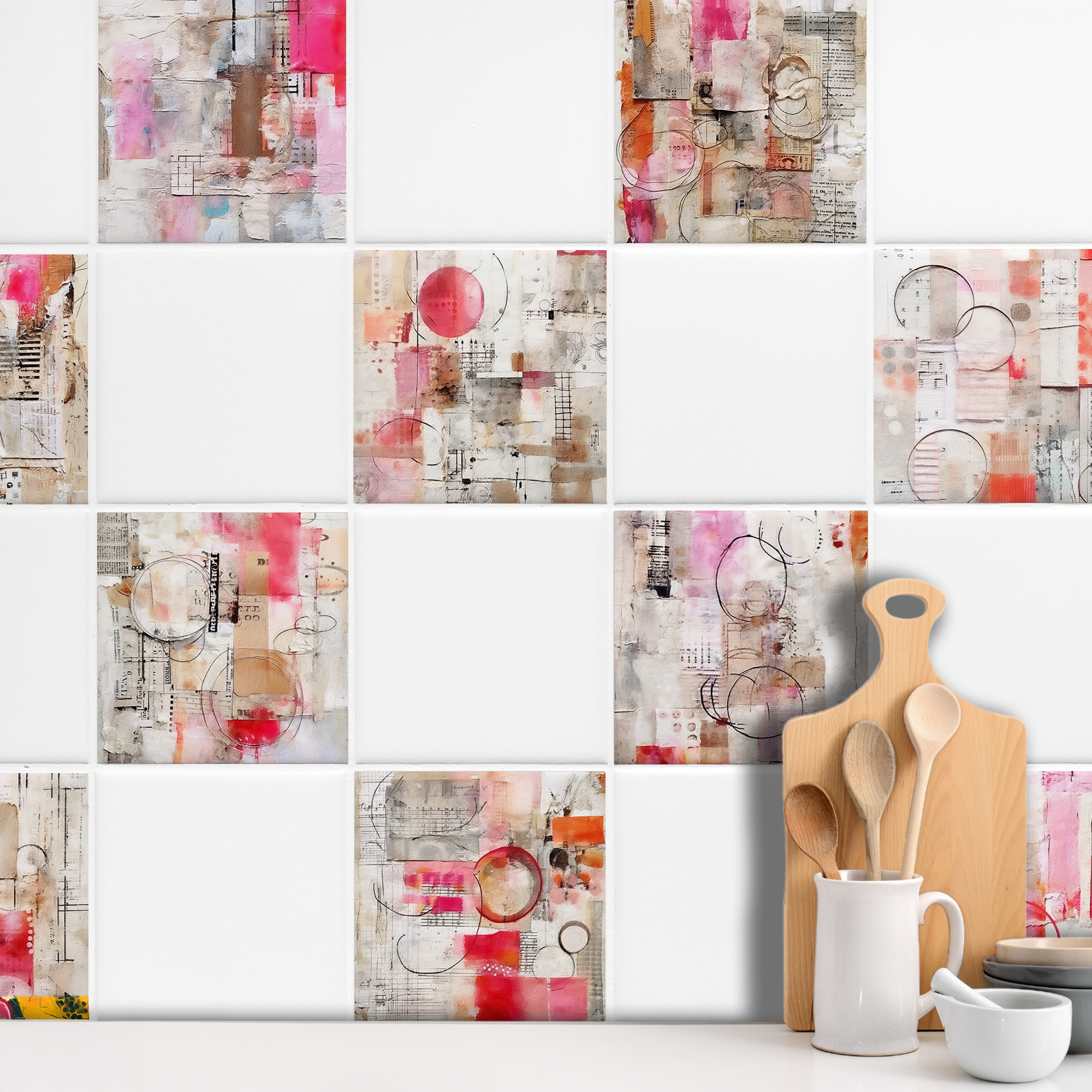 Fliesenaufkleber Abstrakt