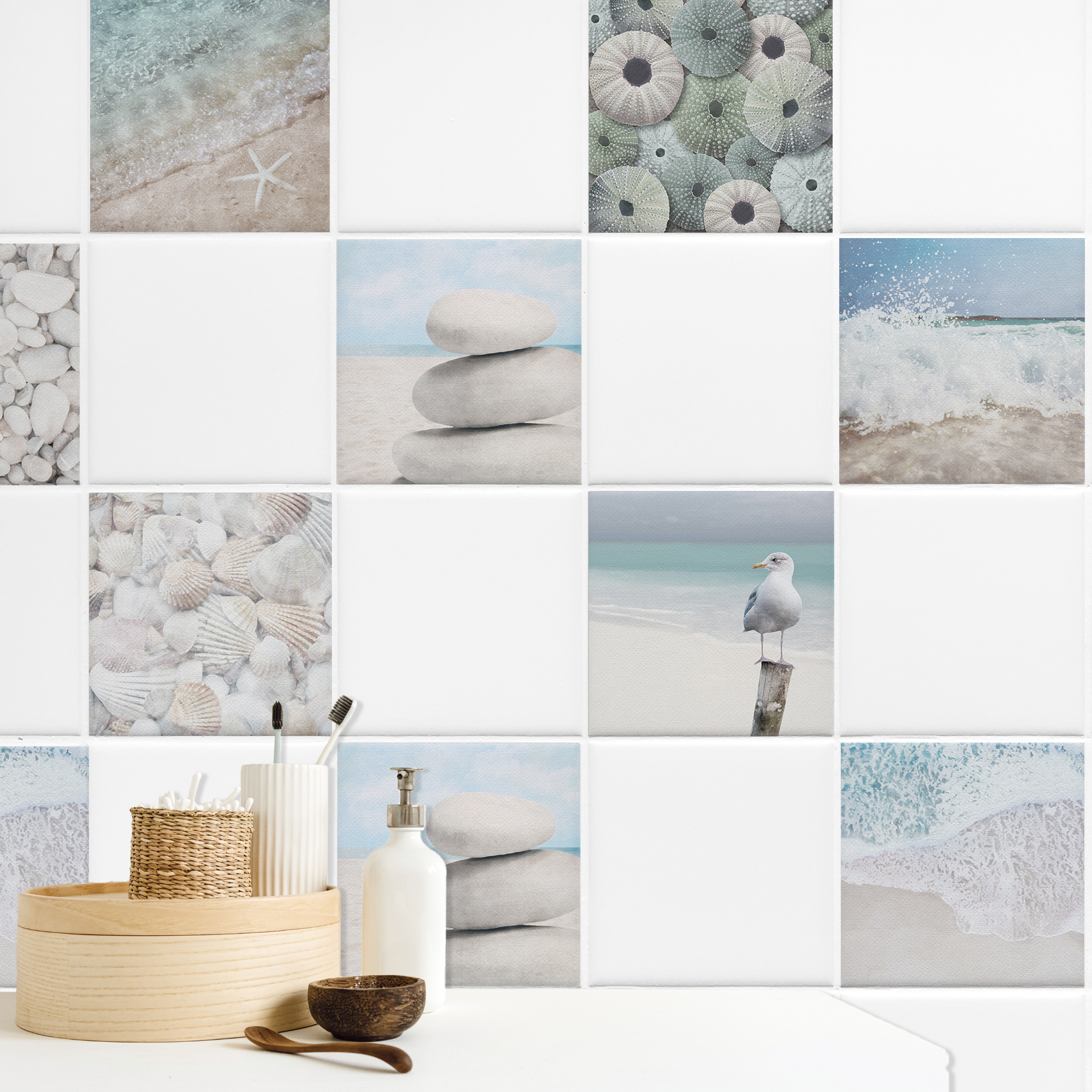 Fliesenaufkleber Möwe