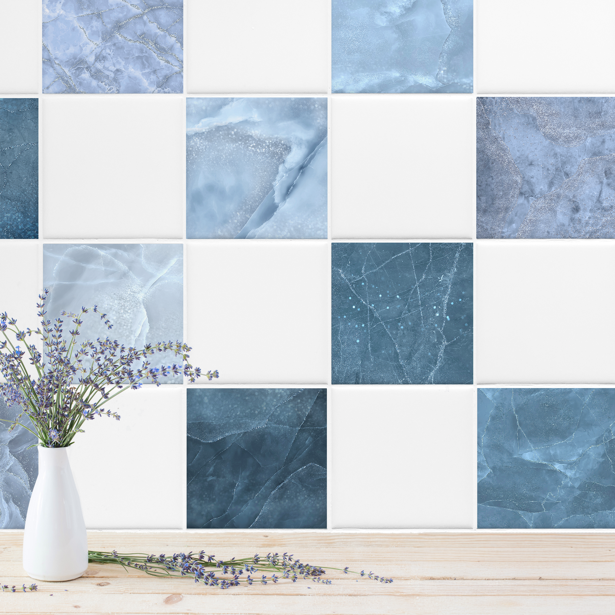 Fliesenaufkleber Marmoroptik