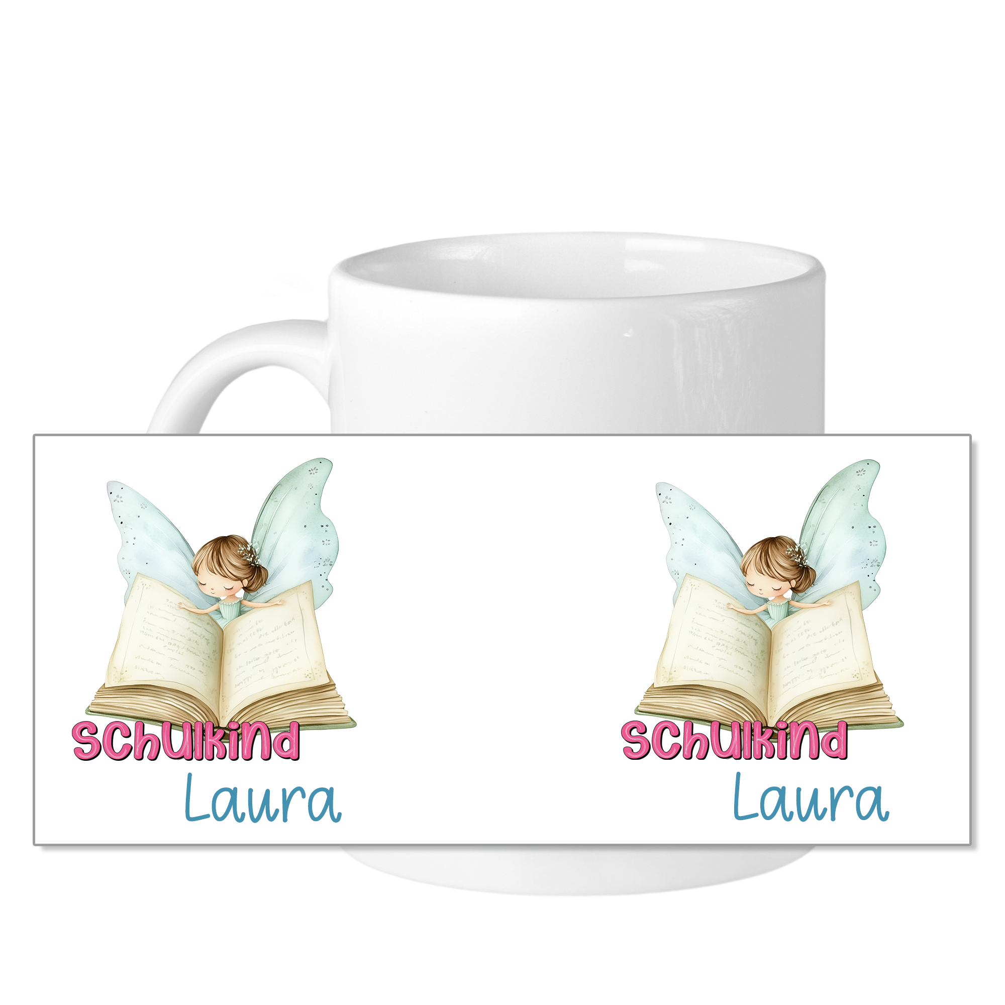 Personalisierte Tasse „Schulkind“ mit Wunschnamen