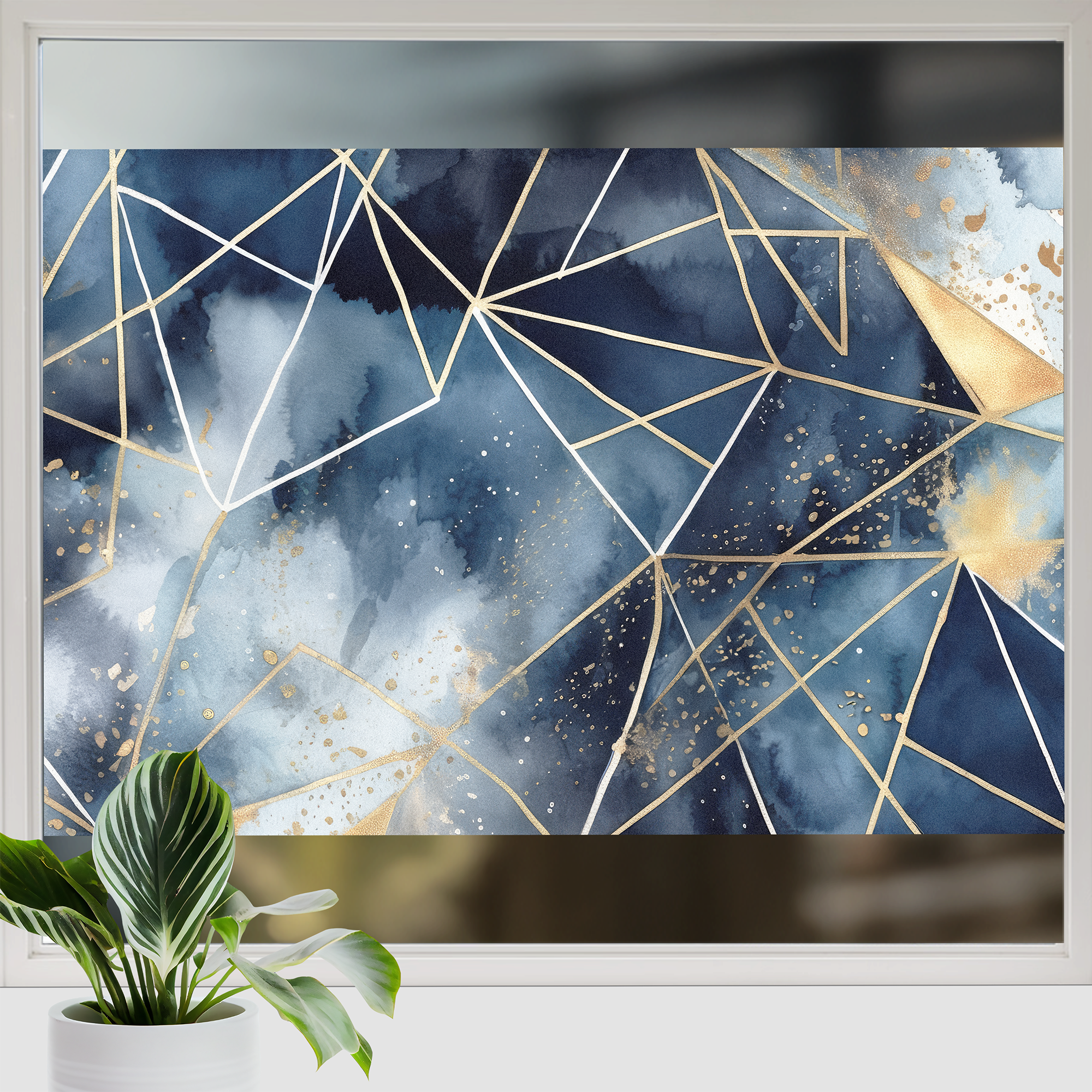 Fensterfolie Abstrakt Linien 
