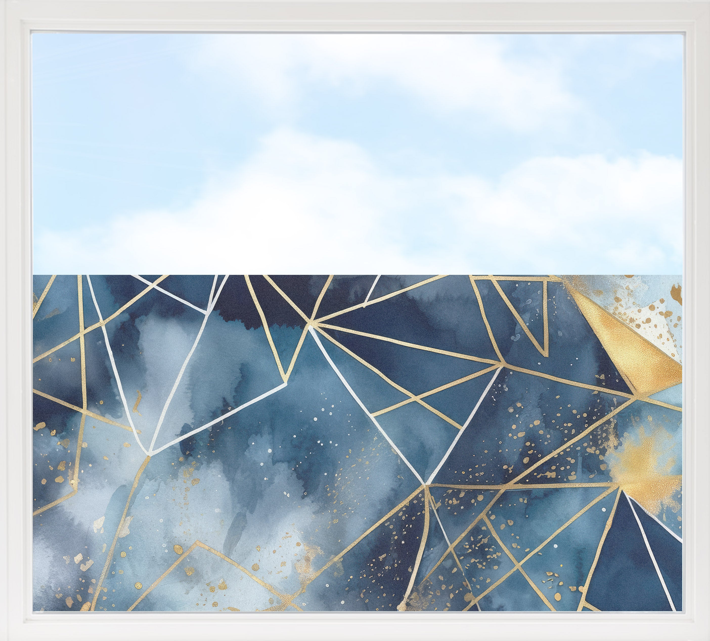 Fensterfolie geometrisches Muster