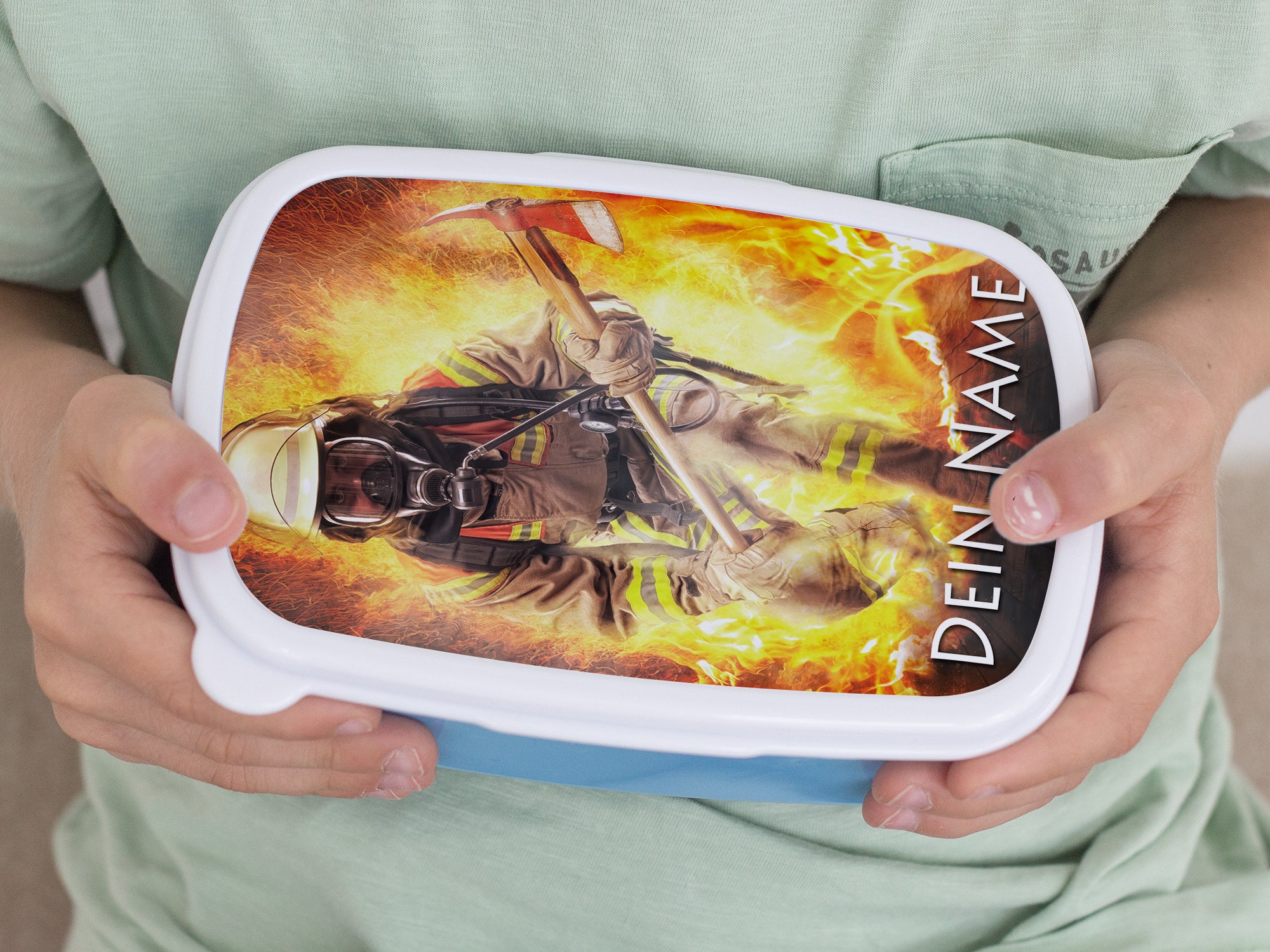 Brotdose Feuerwehrmann - Für kleine Helden im Einsatz