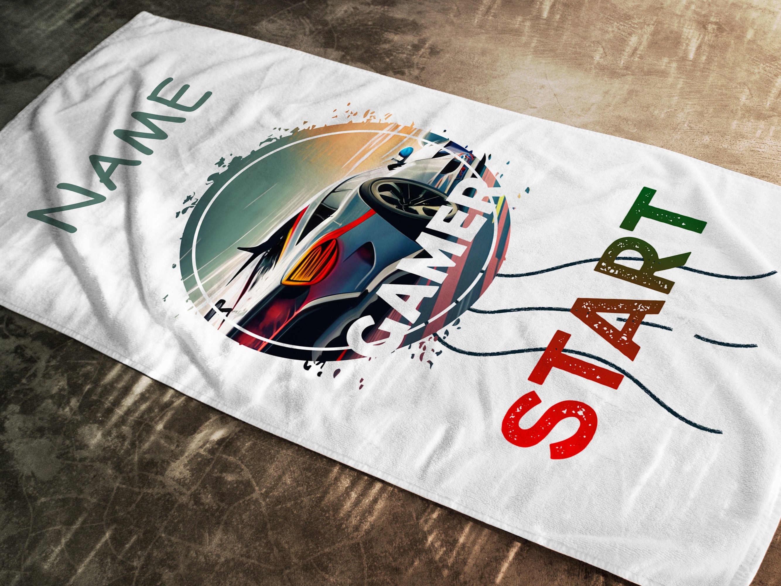 Handtuch Gamer Start