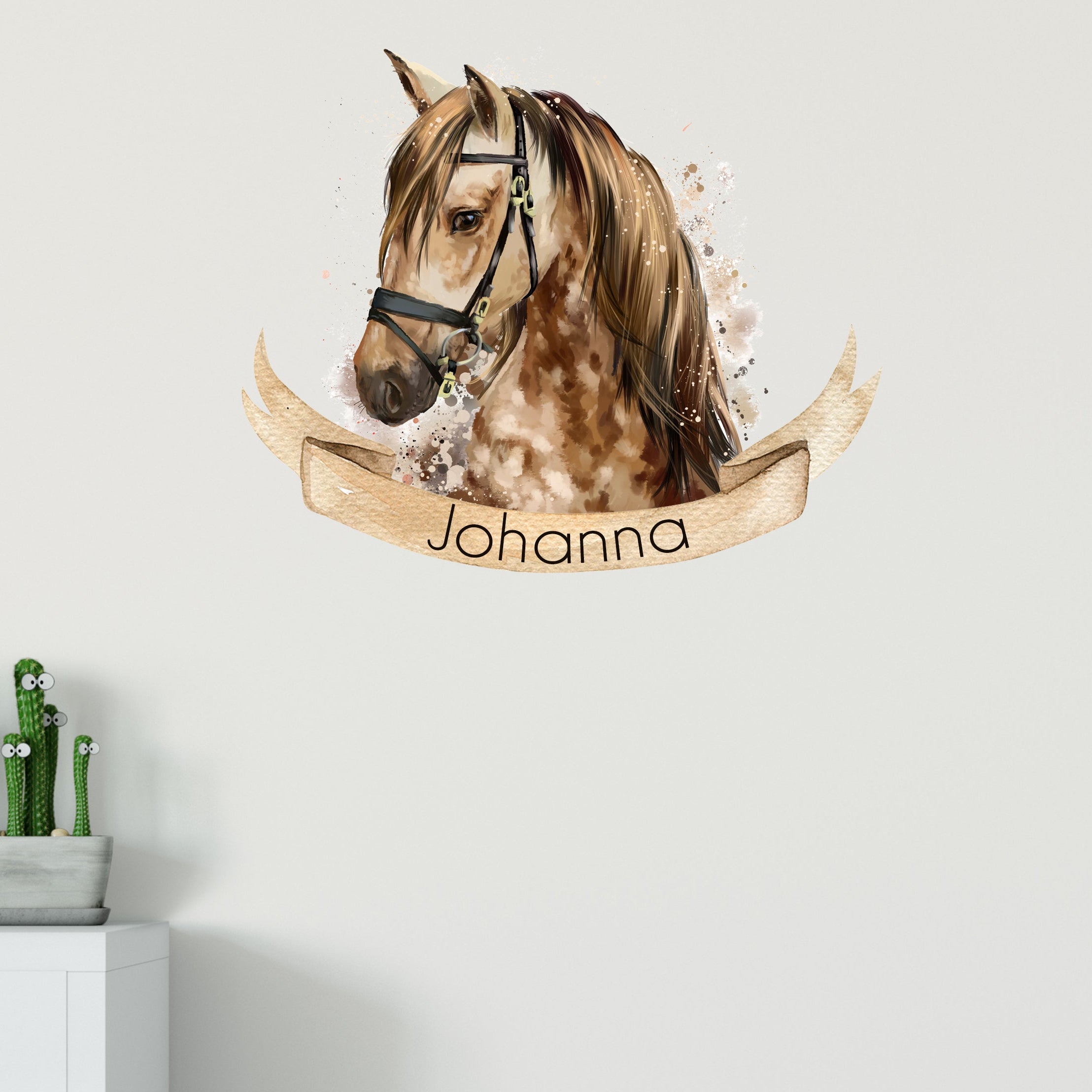 Wandtattoo Pferd