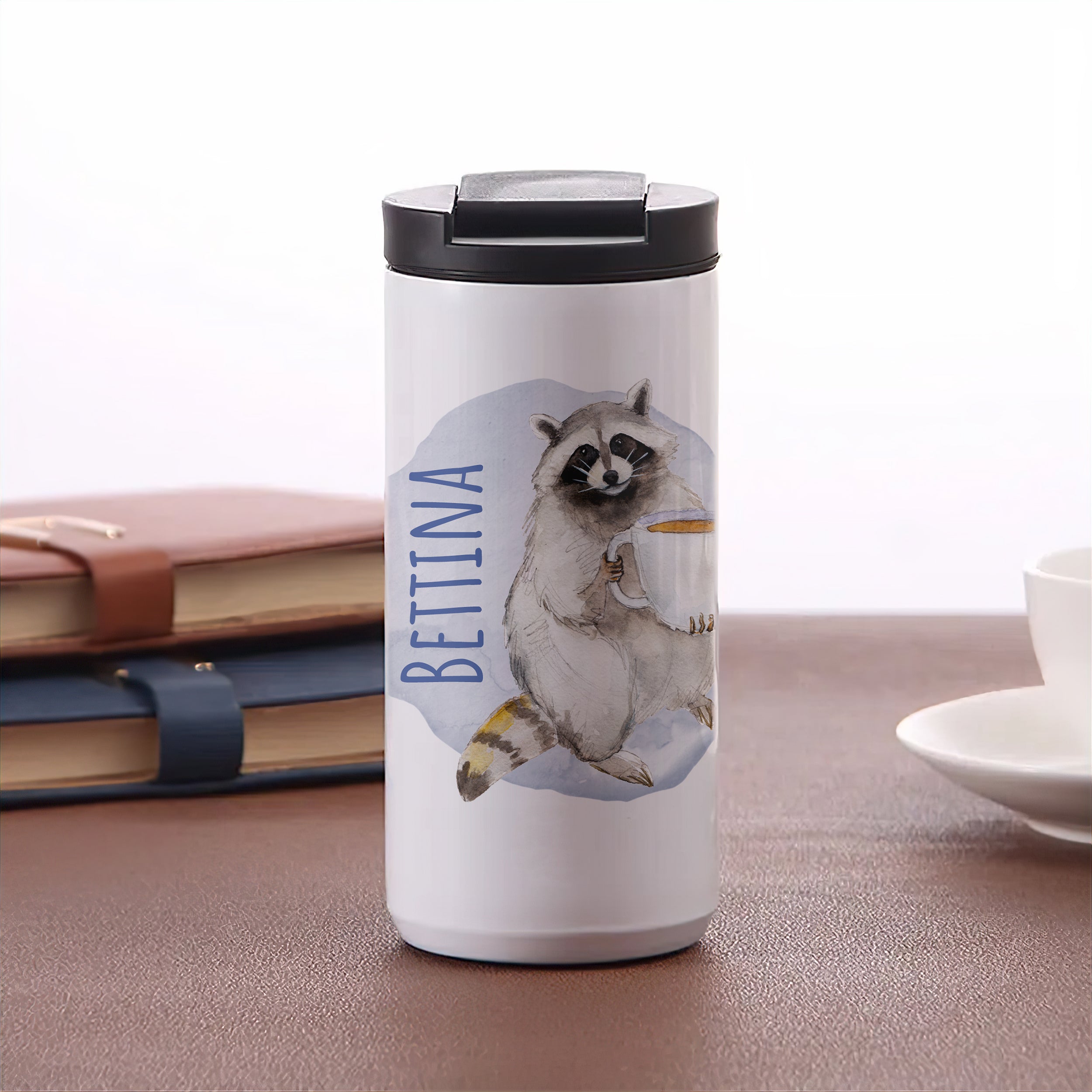 Kaffeebecher Waschbär