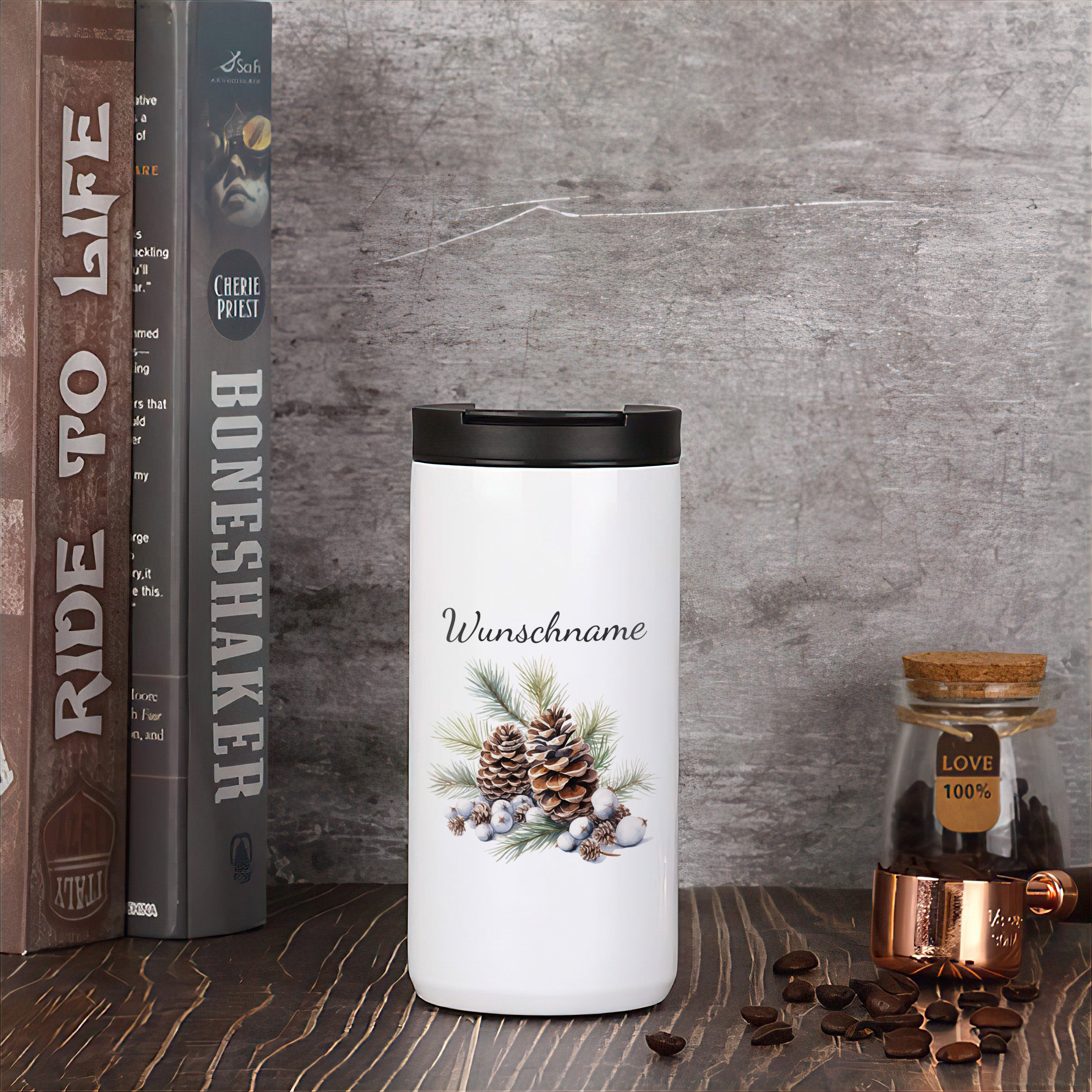 Kaffeebecher Tannenzapfen