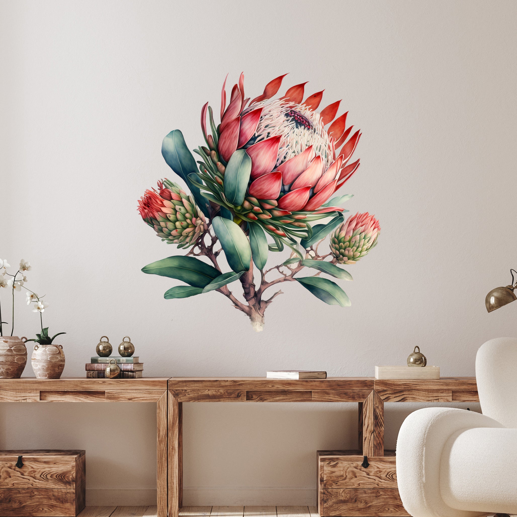 Wandtattoo Protea