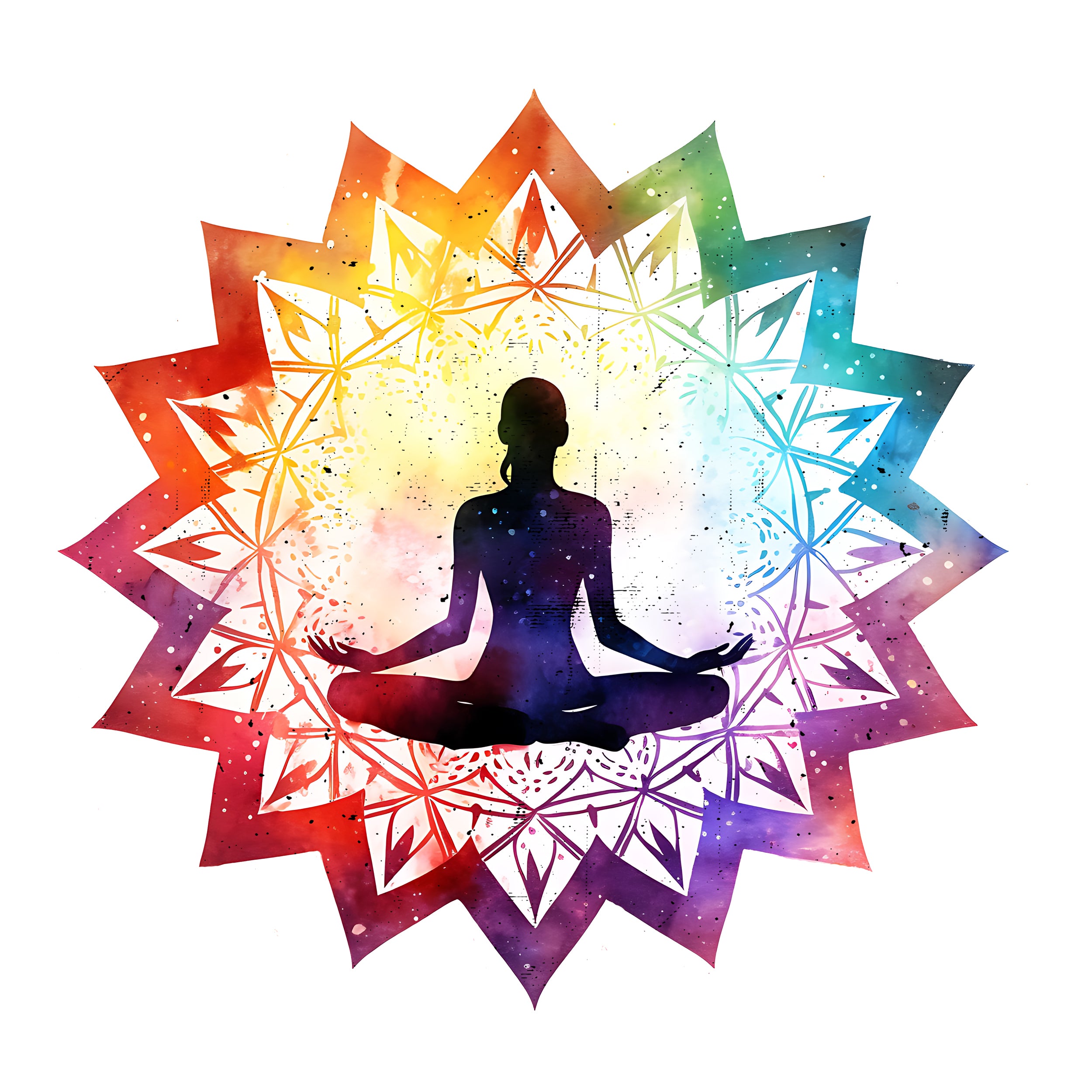 Wandtattoo Mandala Meditation - Für innere Ruhe und Balance