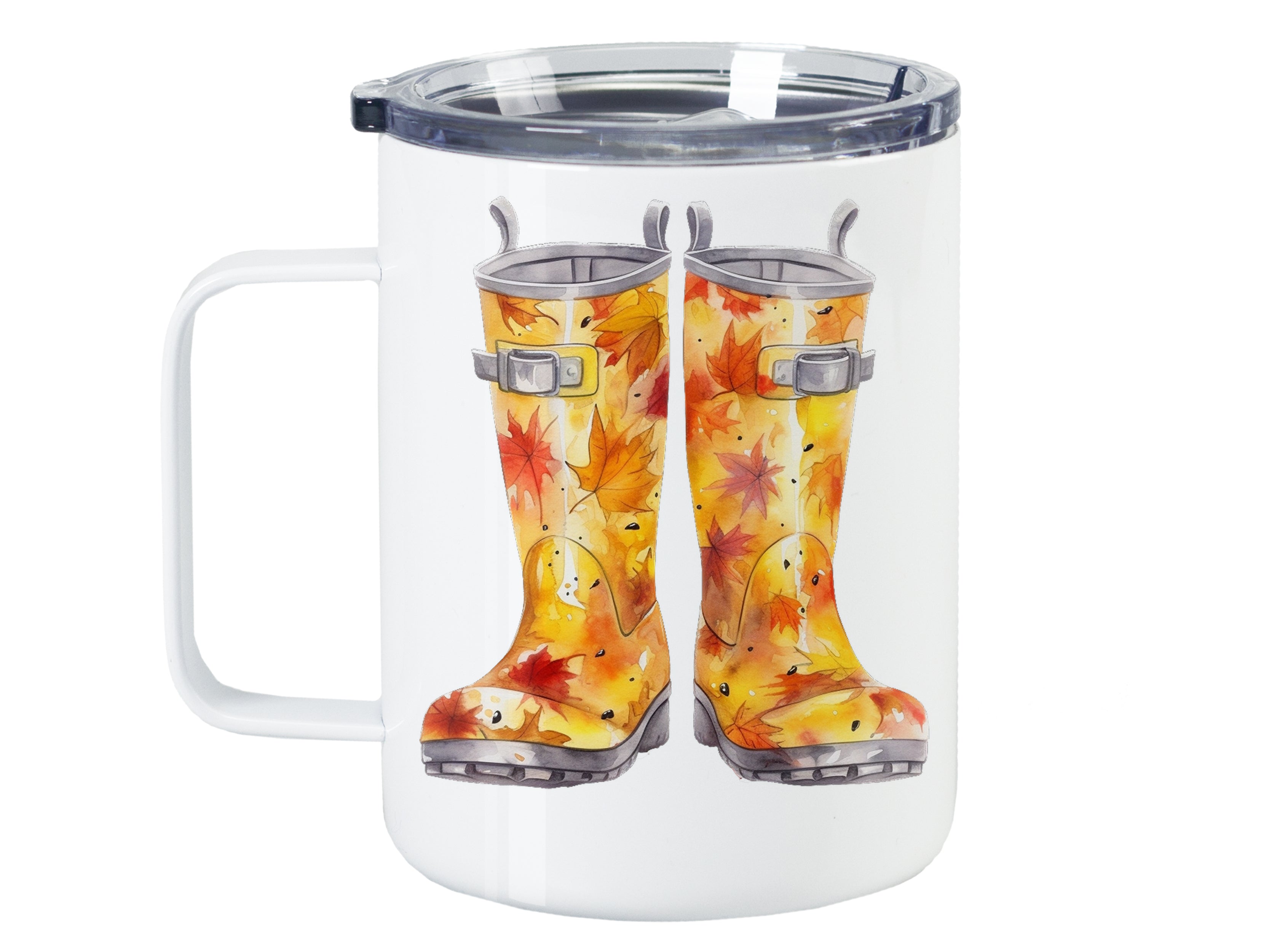 Wanderbecher Gummistiefel - Farbenspiel für Naturliebhaber