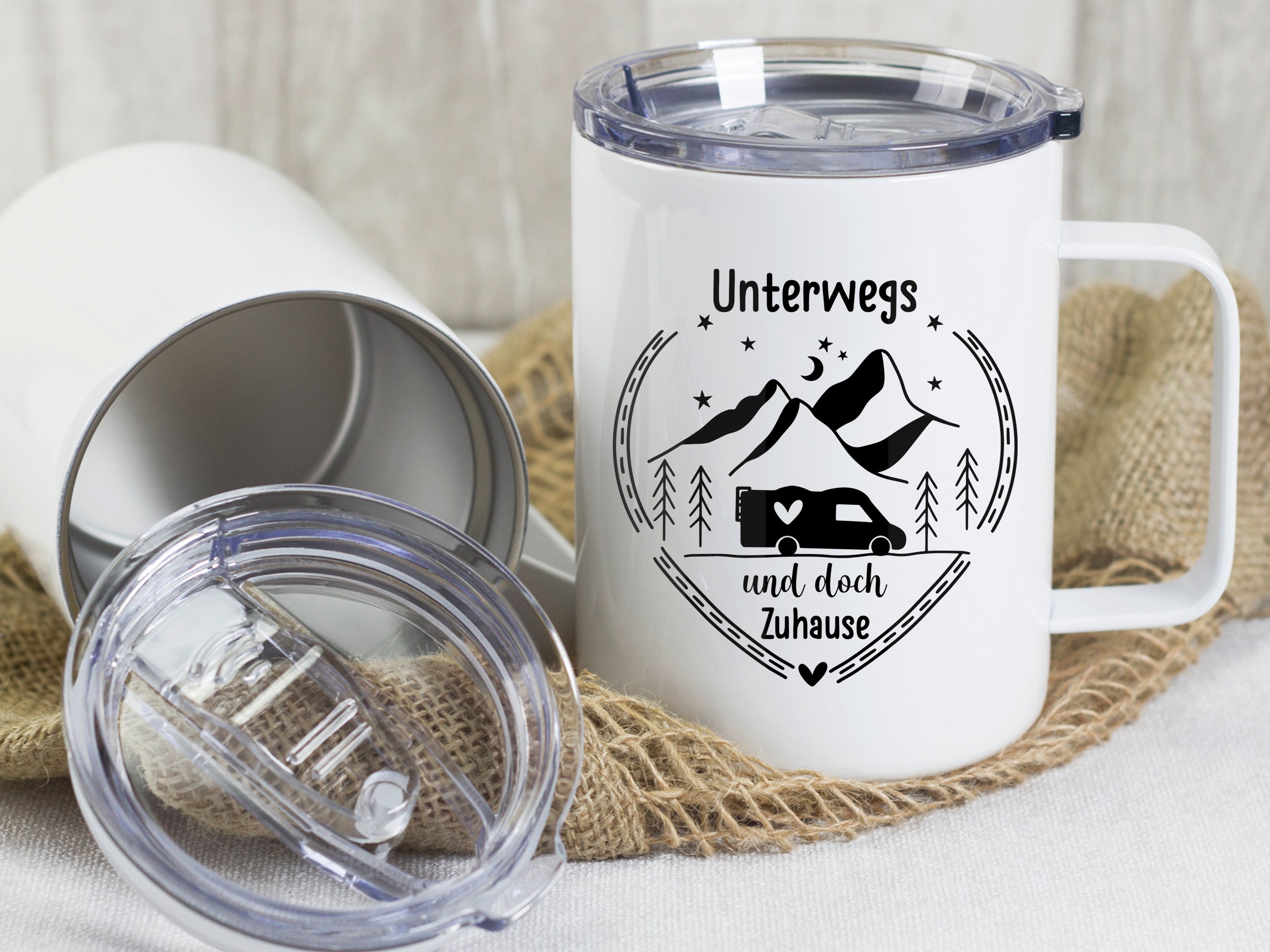 Wanderbecher Unterwegs - Dein Zuhause auf Reisen