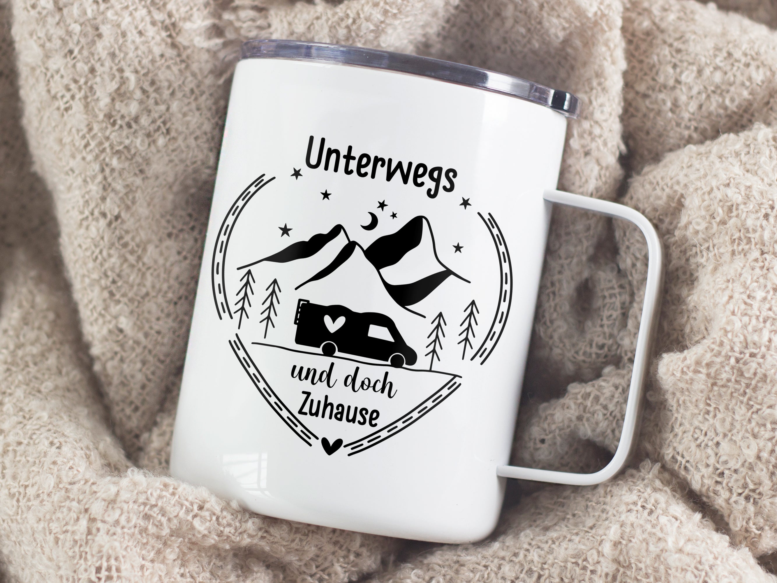 Wanderbecher Unterwegs - Dein Zuhause auf Reisen