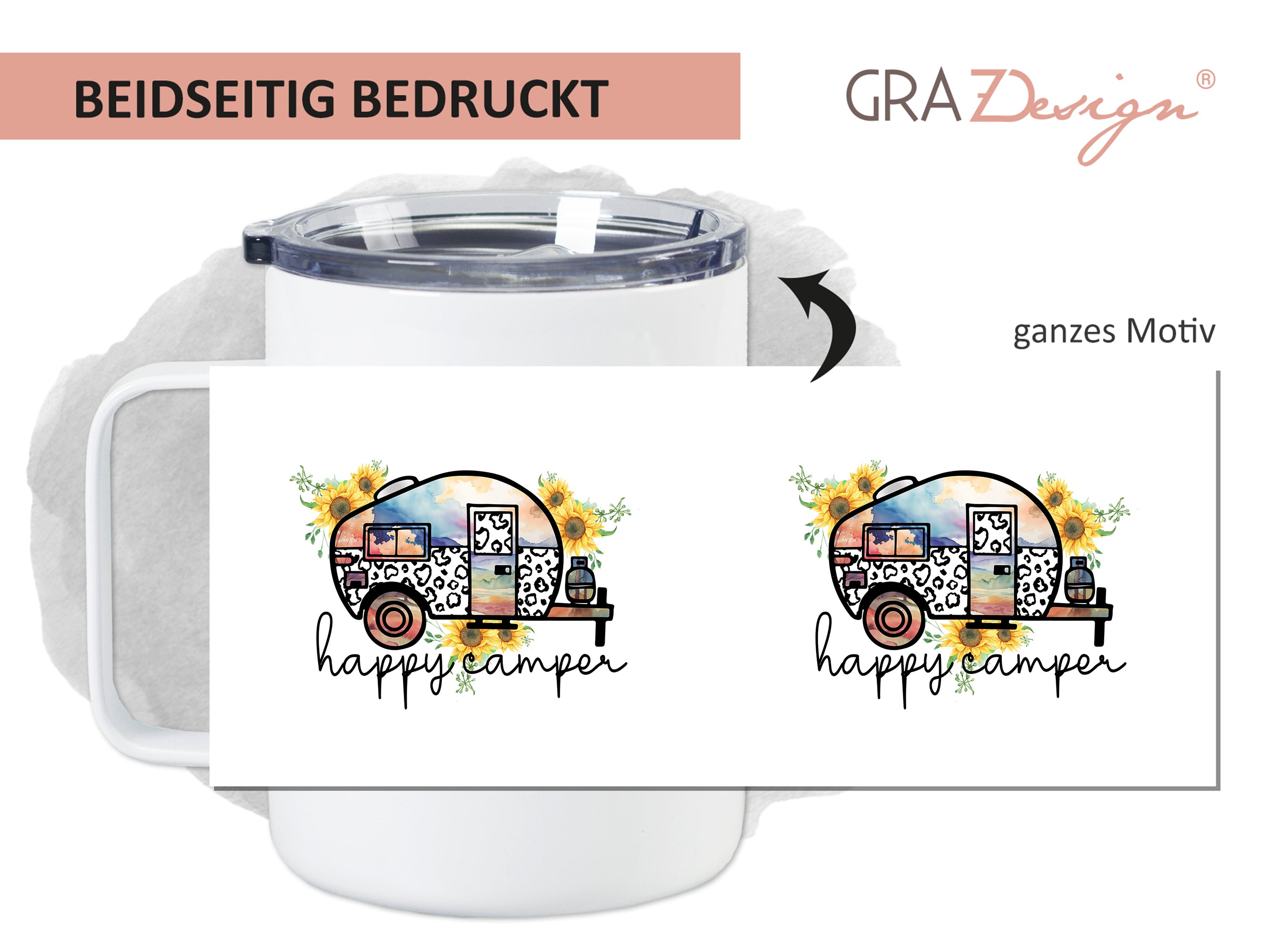 Wanderbecher Happy Camper - Für unvergessliche Abenteuer