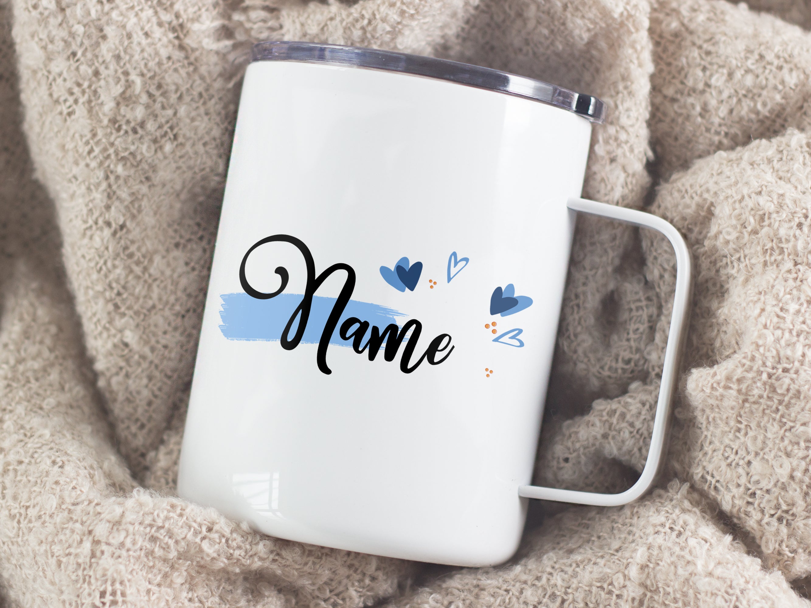 Thermobecher Sei einfach glücklich - Für genussvolle Momente