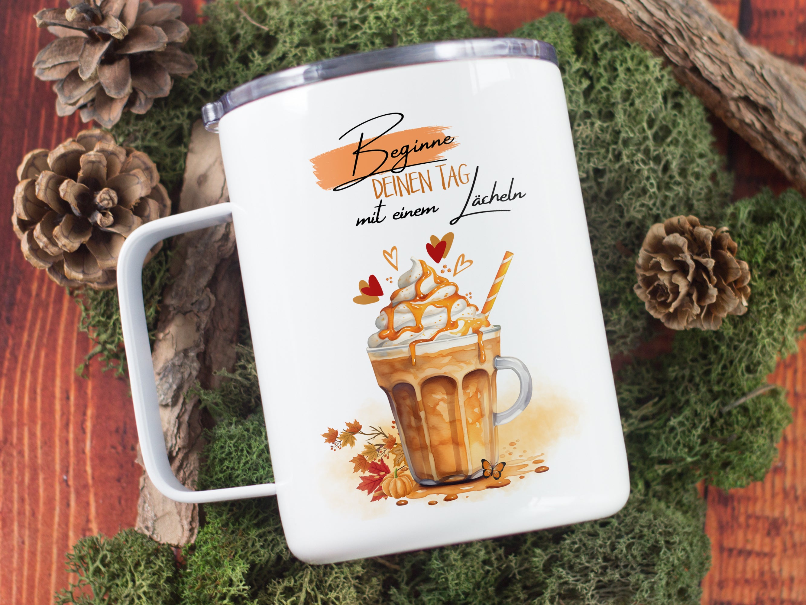 Thermobecher mit Kaffeegeschmack - Beginne deinen Tag mit einem Lächeln