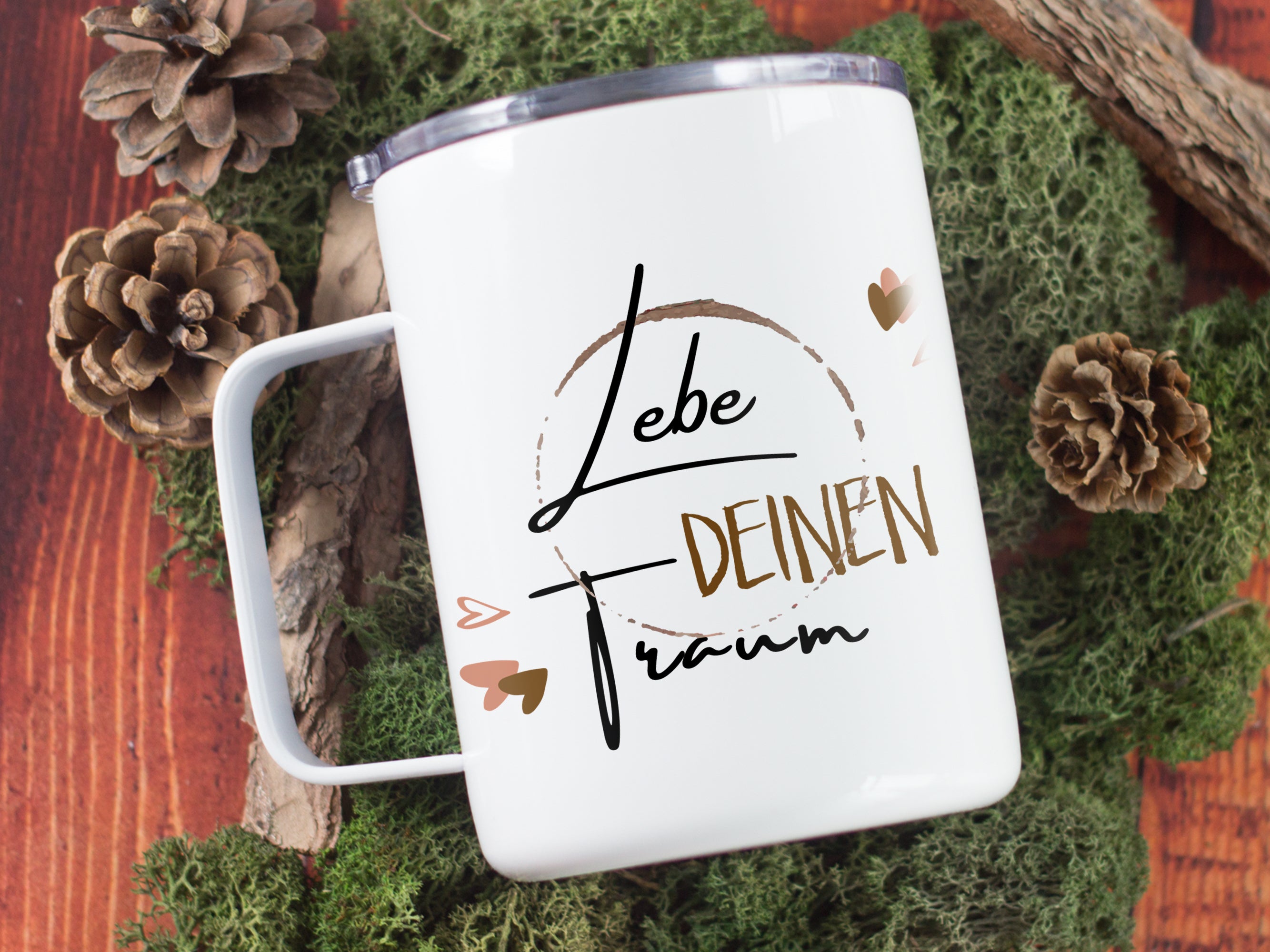 Thermobecher Lebe deinen Traum - Für Inspiration unterwegs