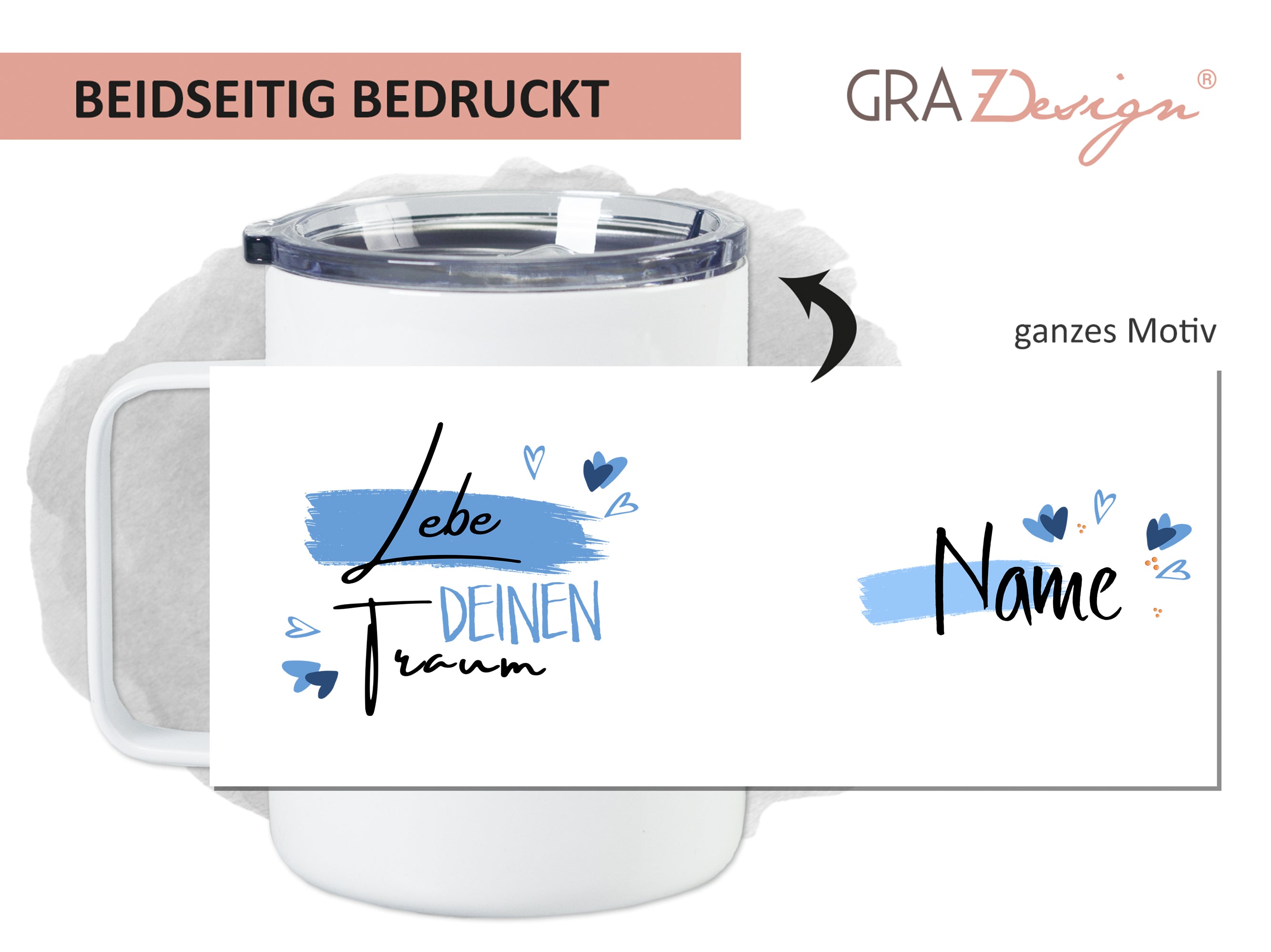 Thermobecher ‚Lebe deinen Traum‘ - Für inspirierende Momente