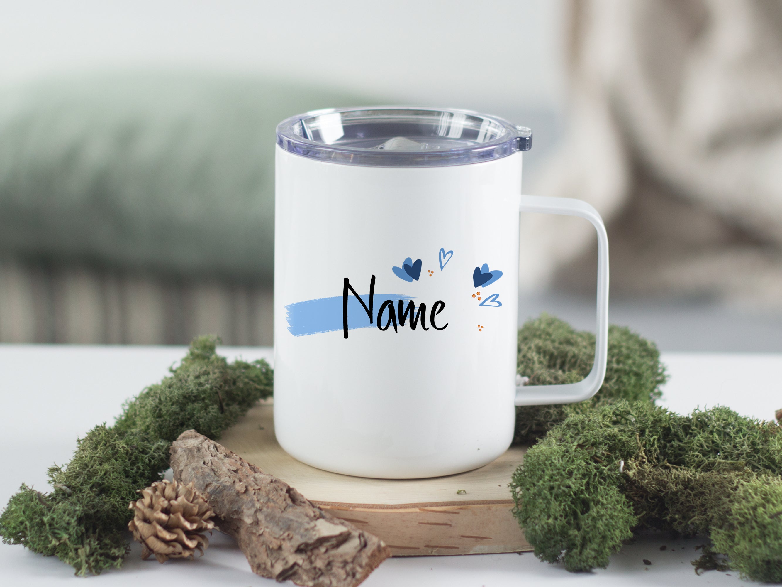 Thermobecher mit Lächeln - Beginne deinen Tag voller Freude