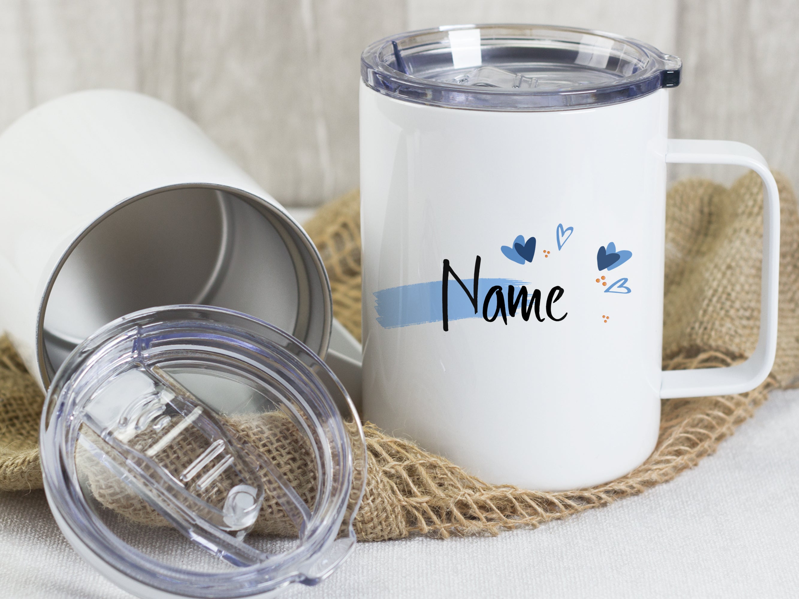 Thermobecher mit Lächeln - Beginne deinen Tag voller Freude