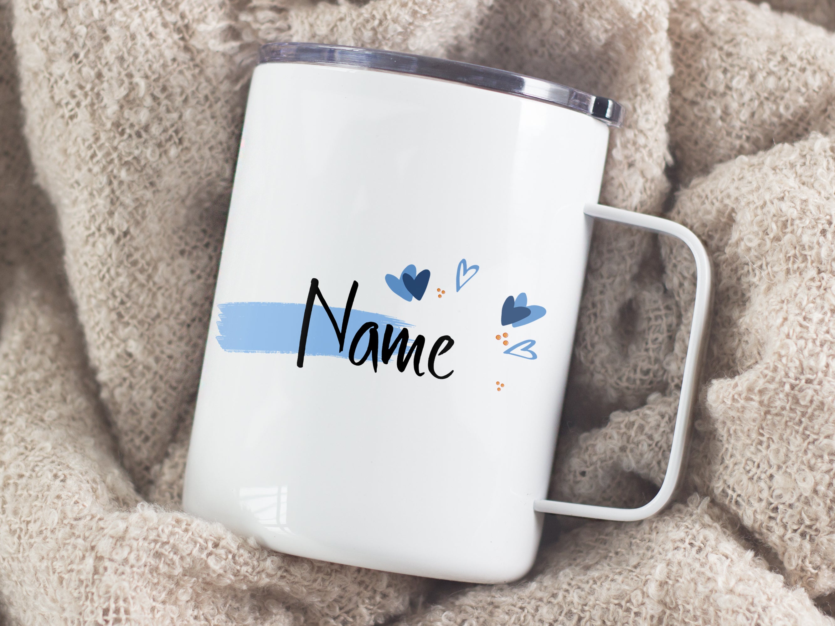 Thermobecher mit Lächeln - Beginne deinen Tag voller Freude