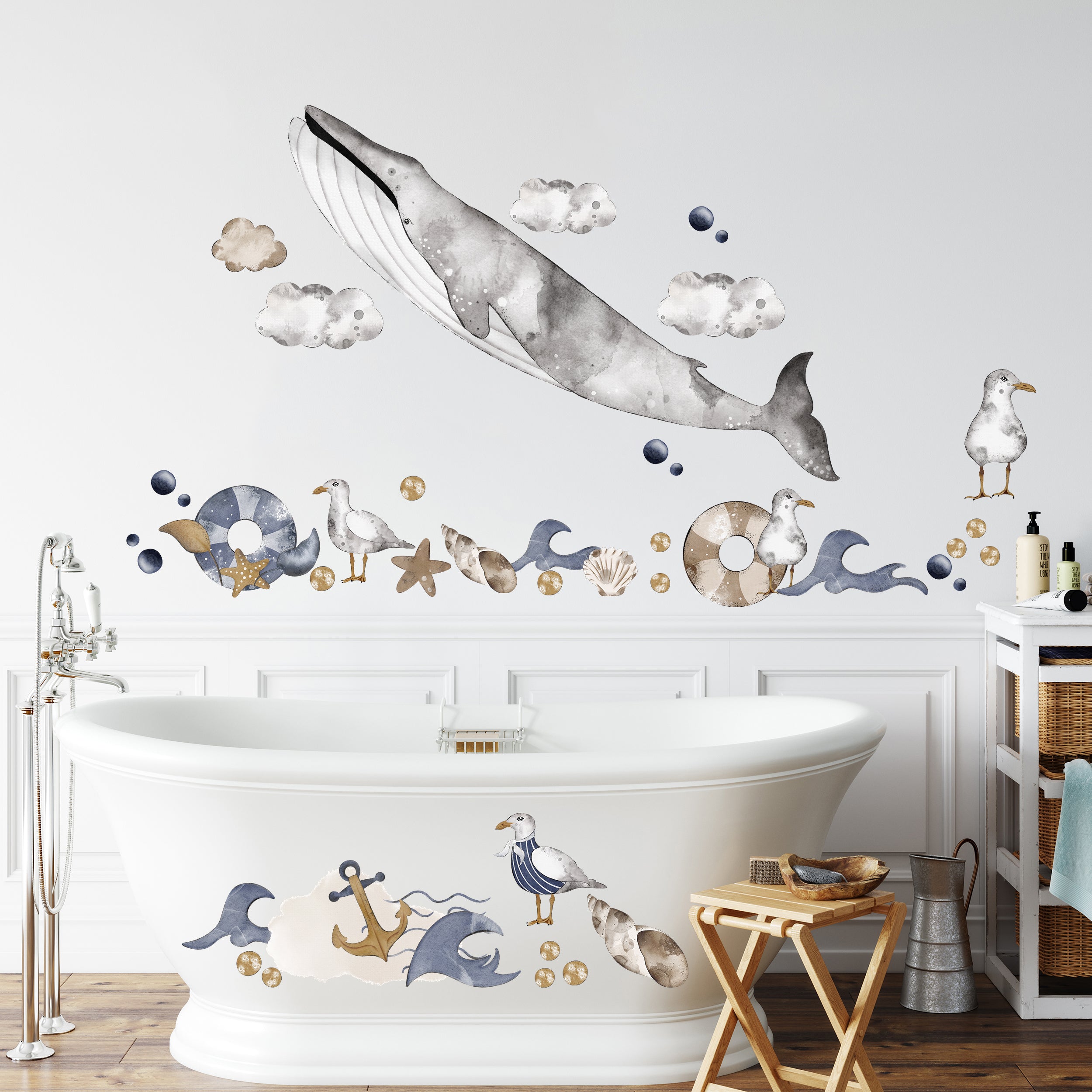 Wandtattoo Unterwasserwelt