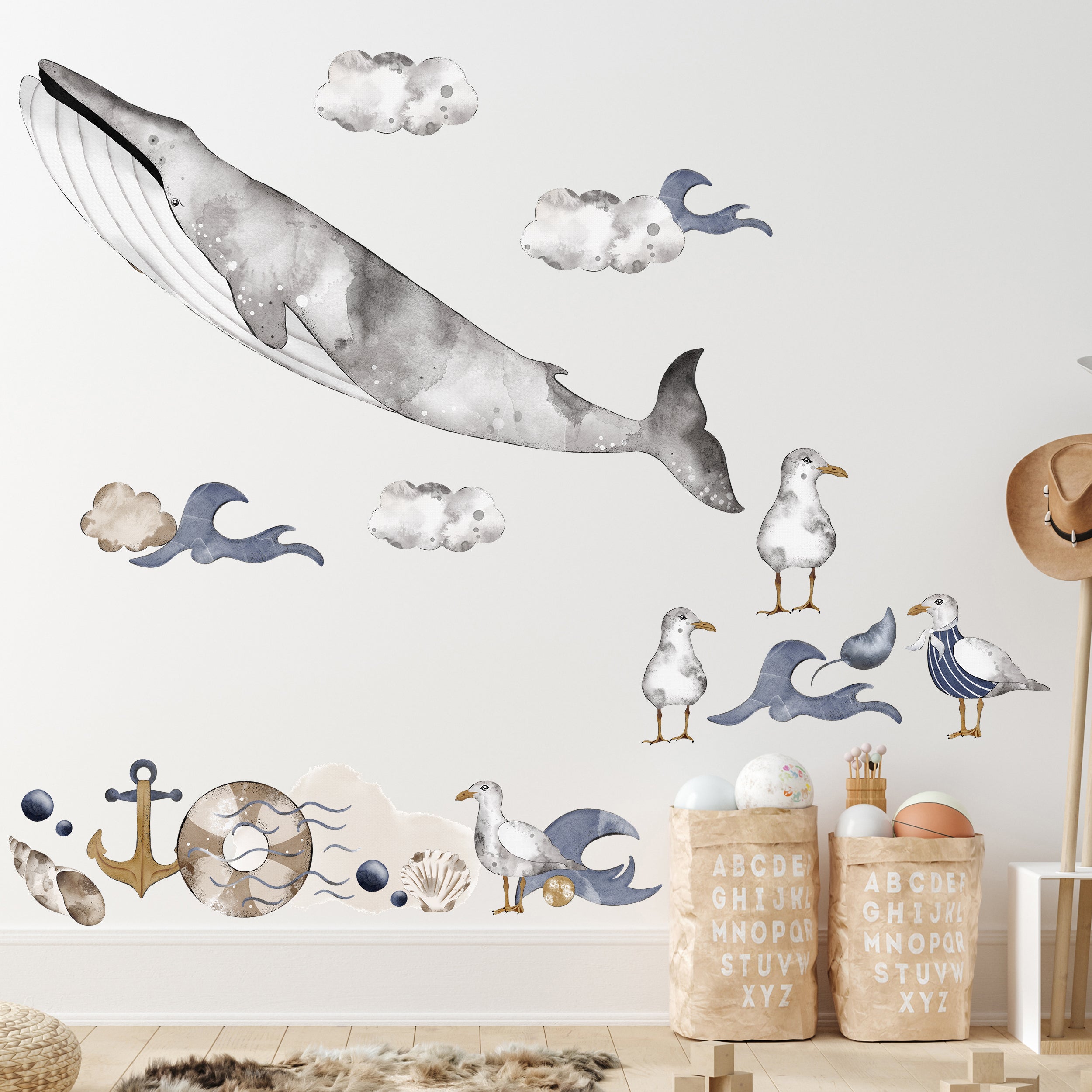 Wandtattoo Unterwasserwelt