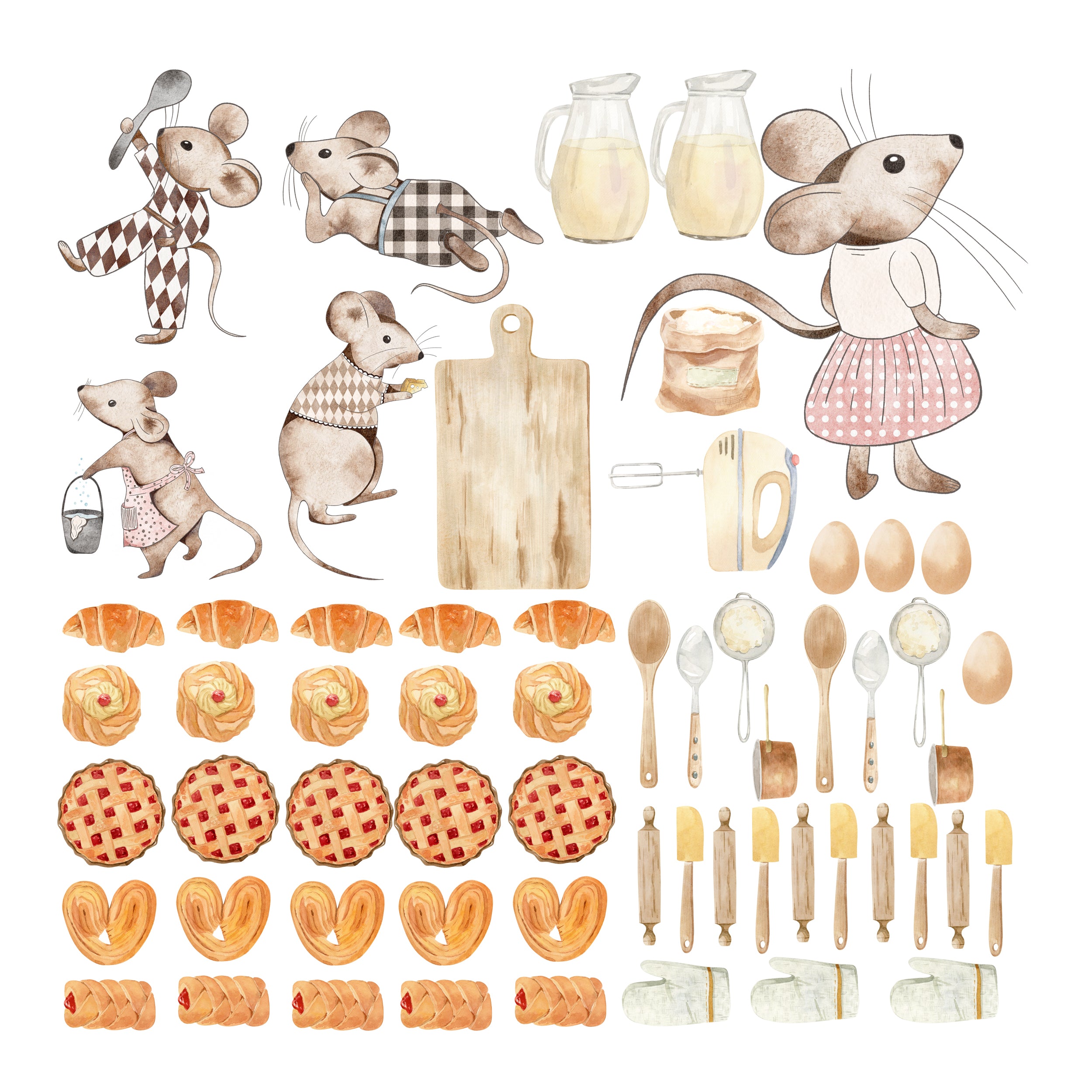 Kinderküche Aufkleber