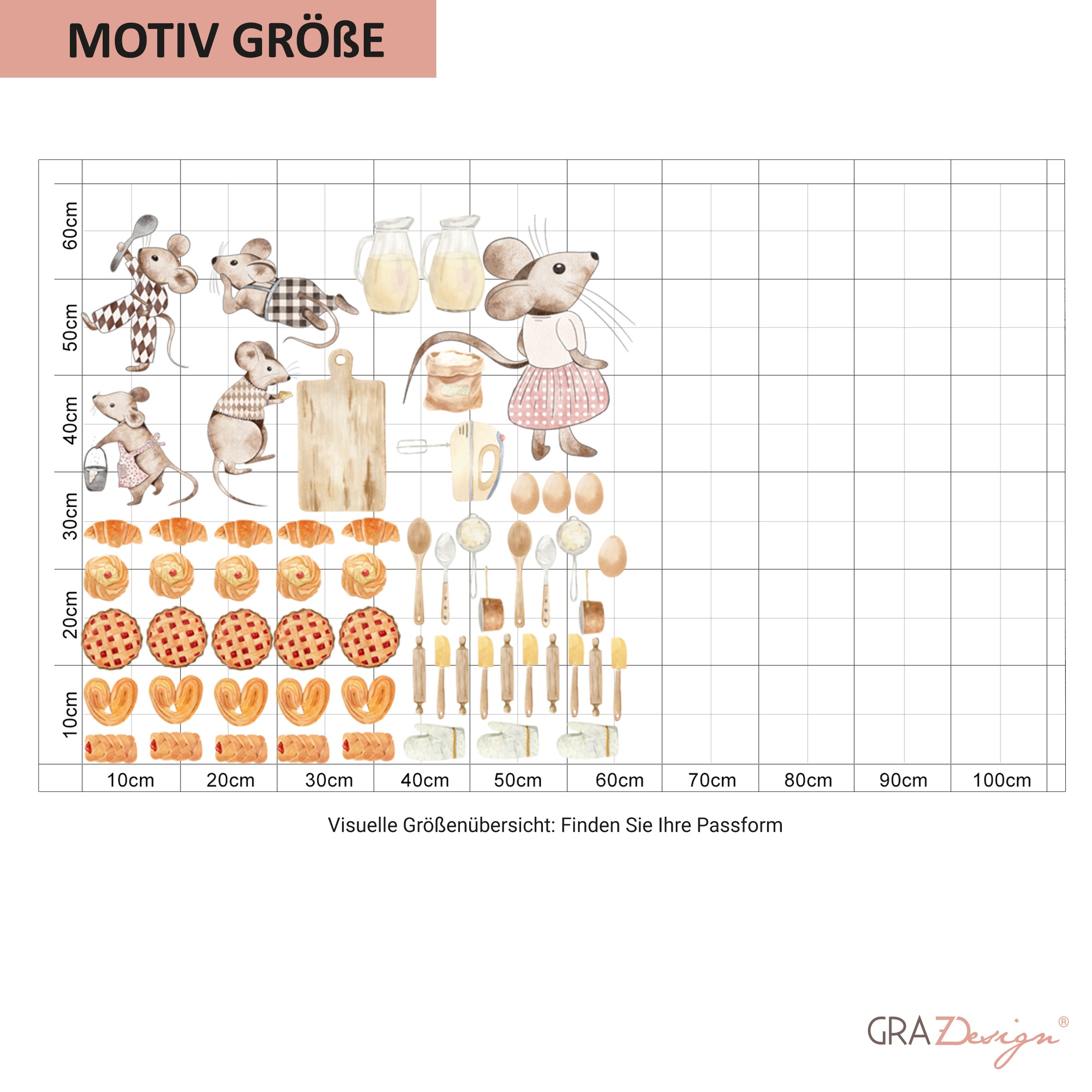 Kinderküche Aufkleber