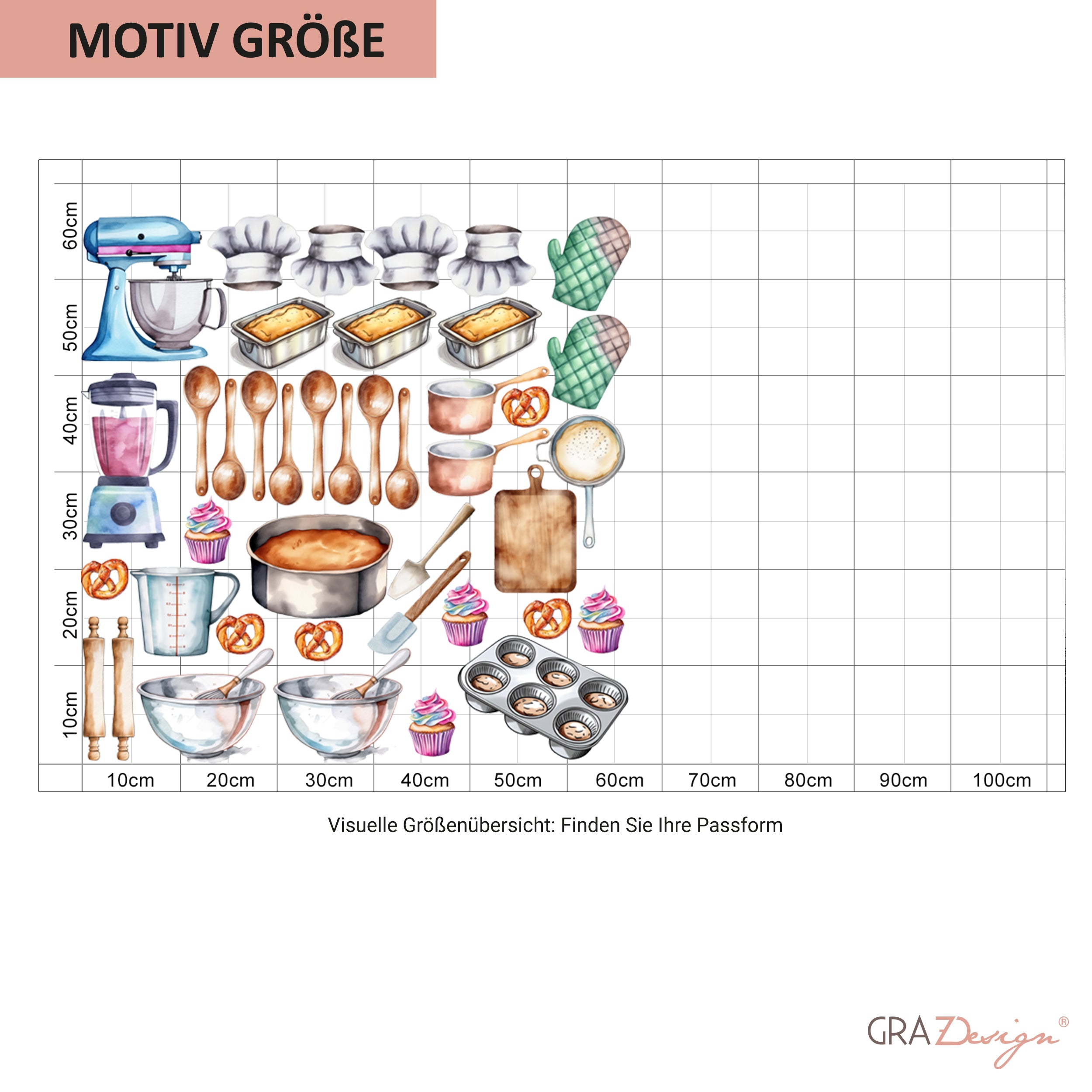 Wandtattoo Küchenzauber