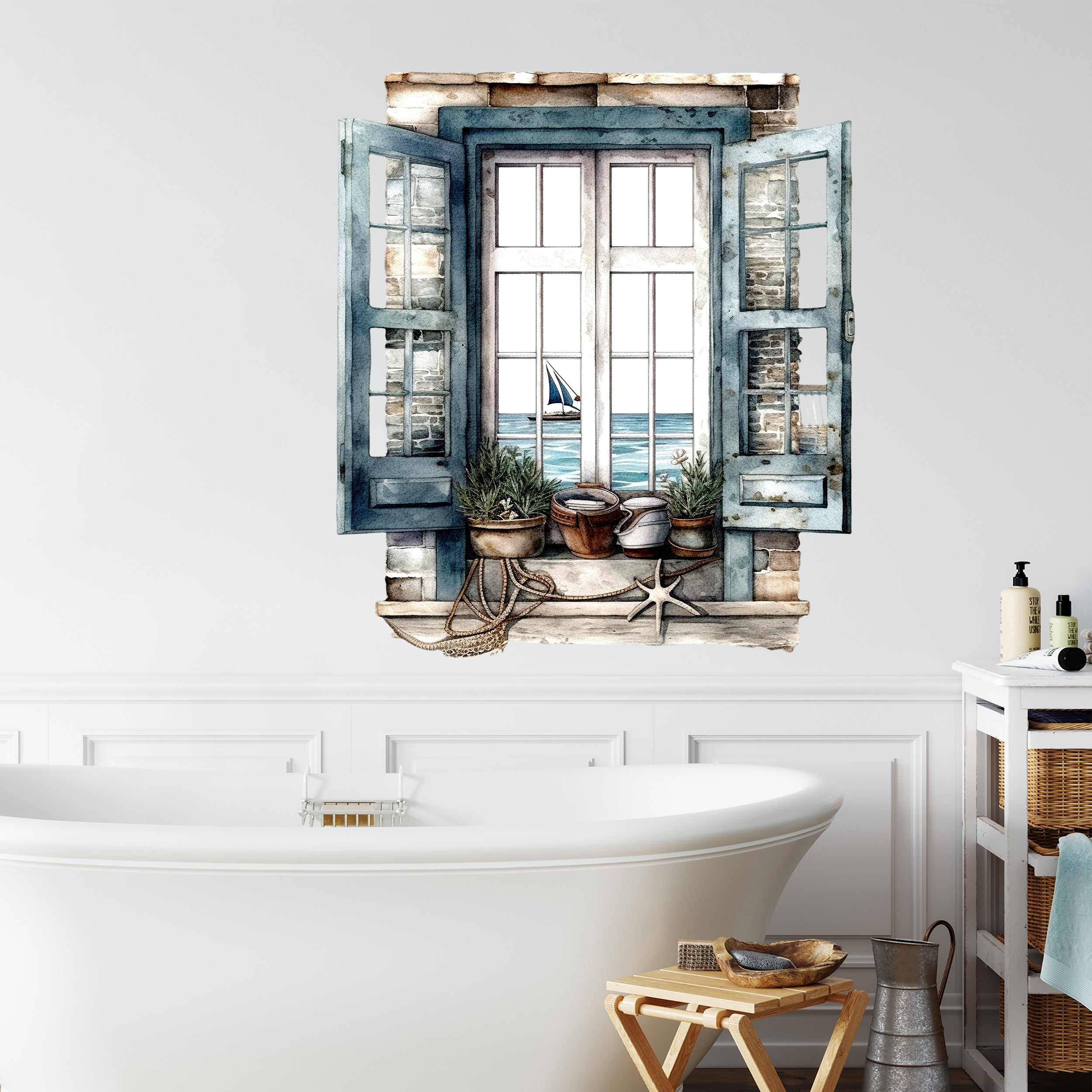 Wandtattoo Fensterblick