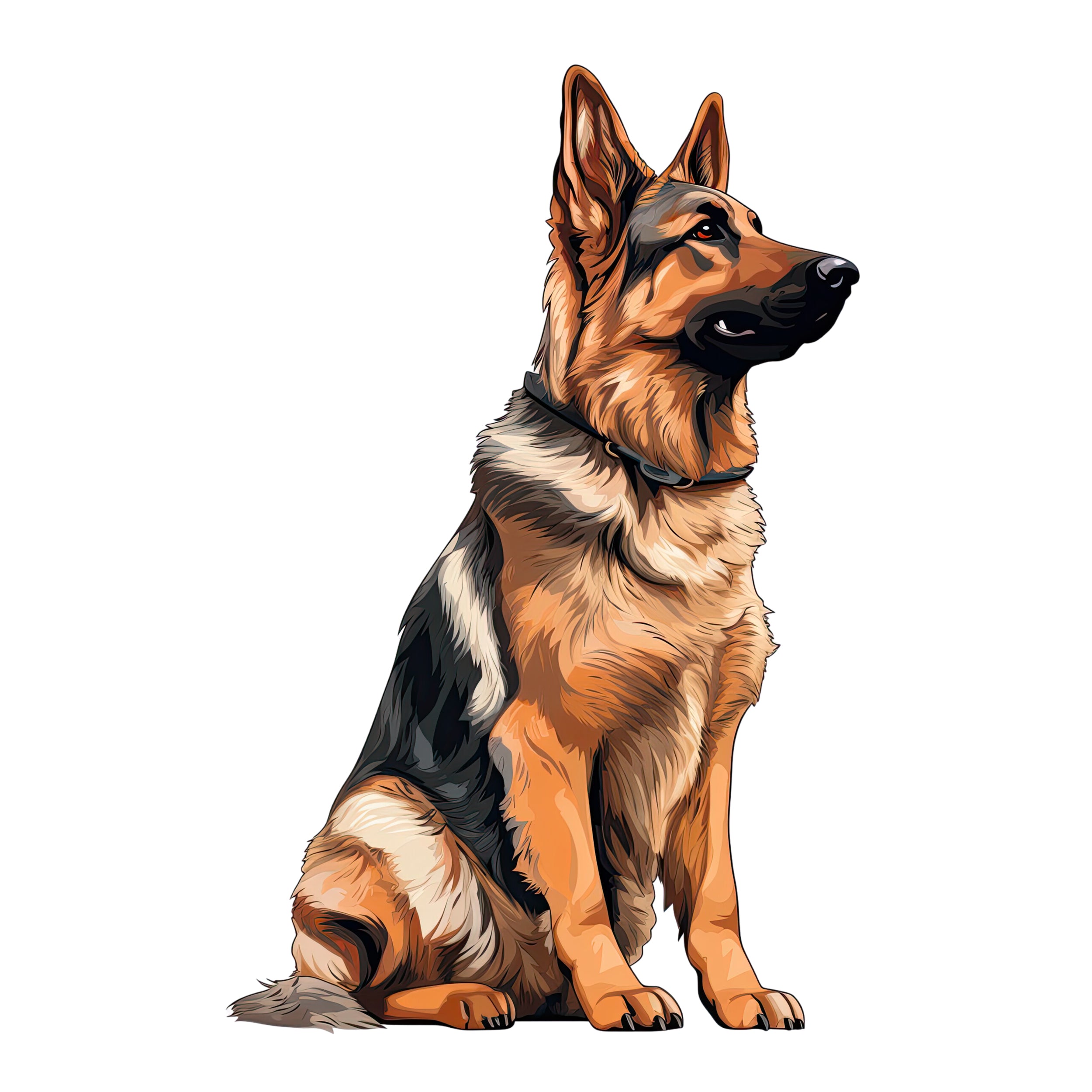 Wandtattoo Deutscher Schäferhund