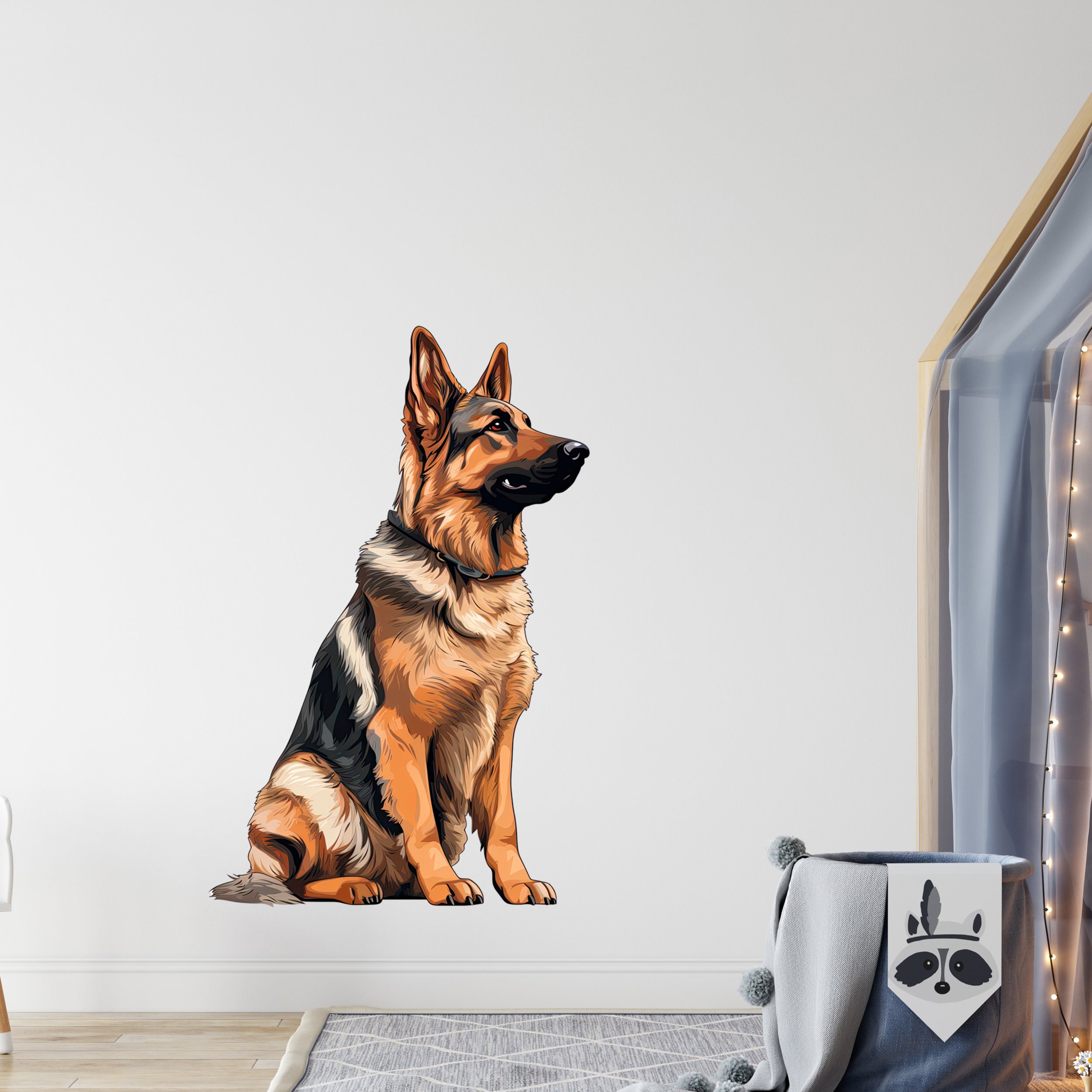 Wandtattoo Deutscher Schäferhund