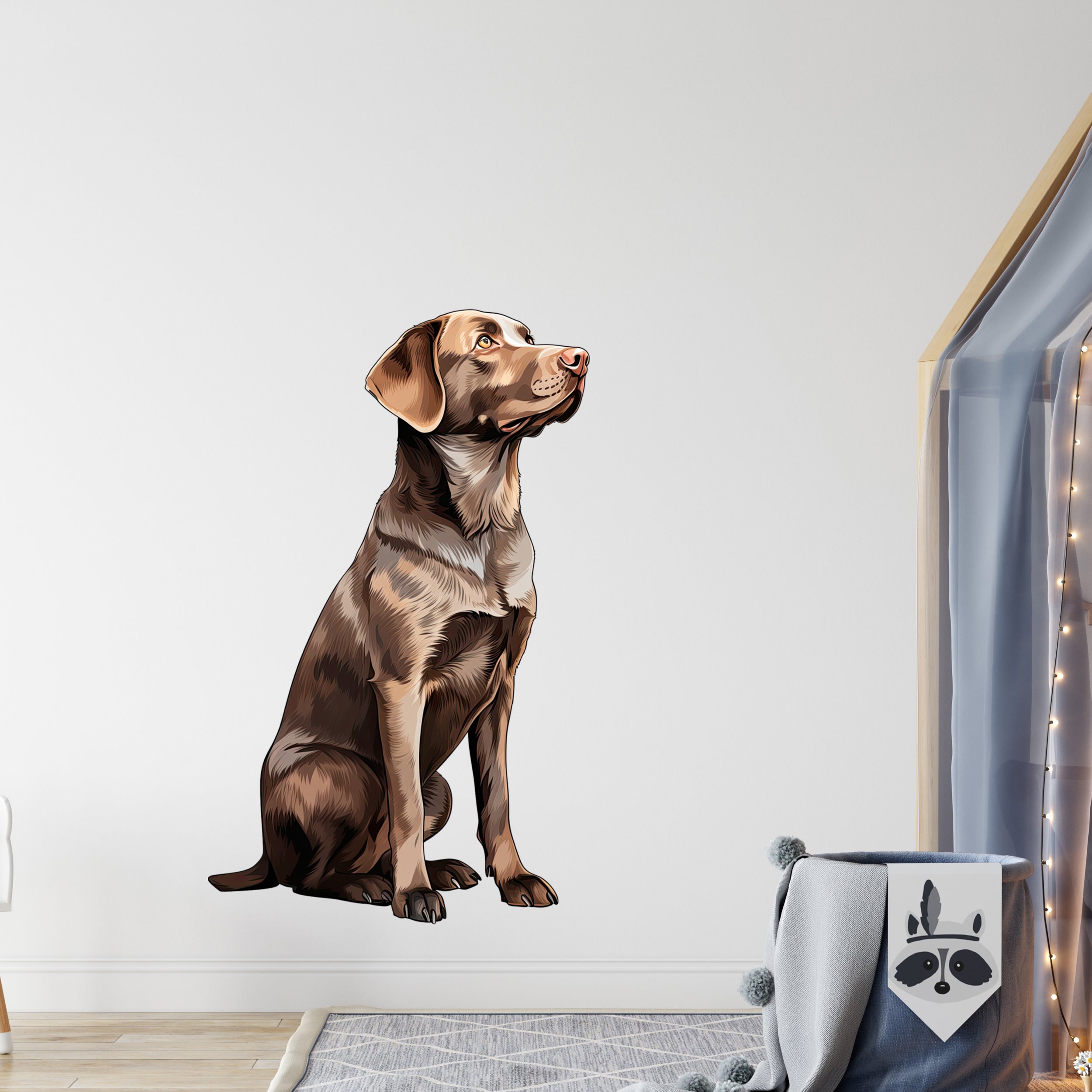 Wandtattoo Hund