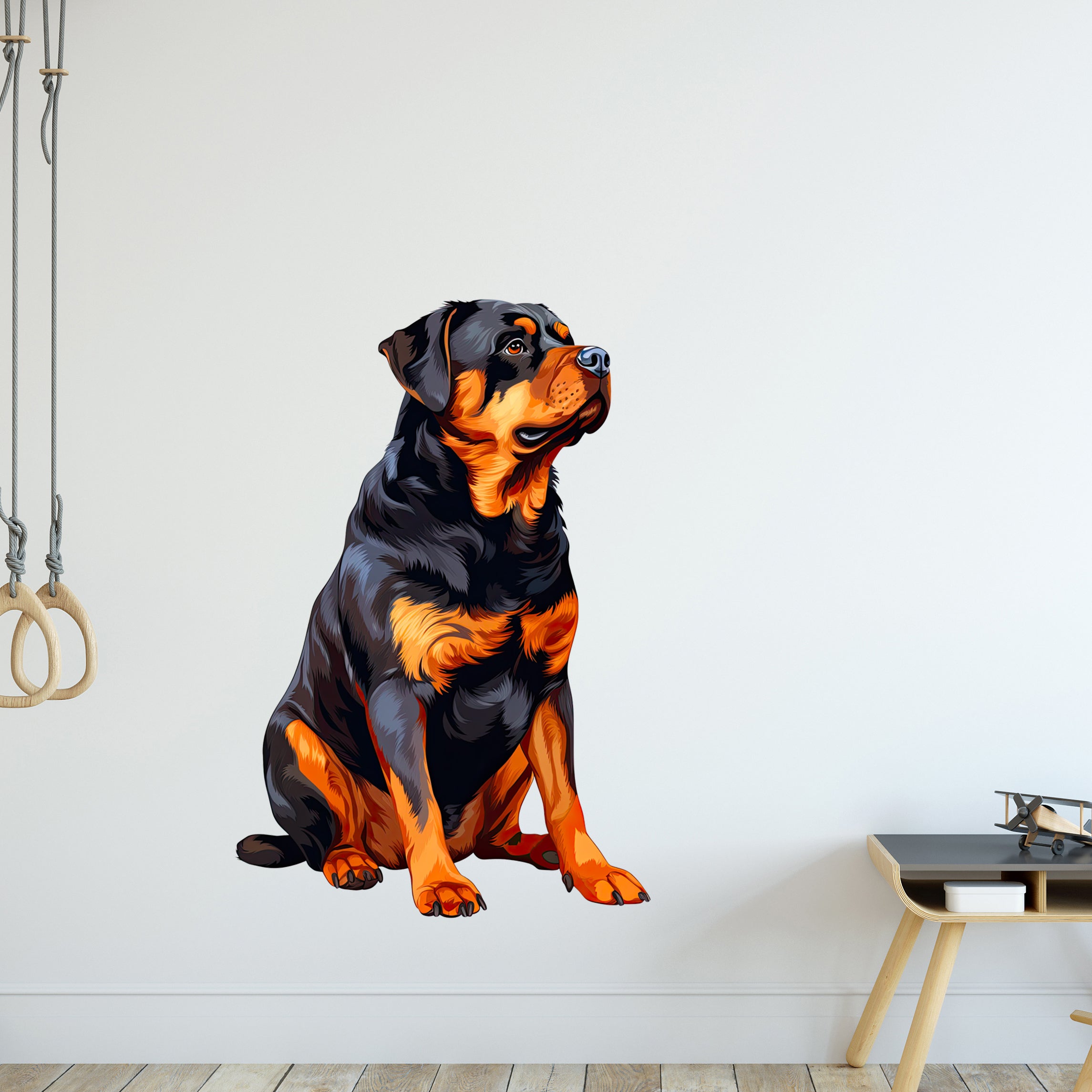Wandtattoo Rottweiler