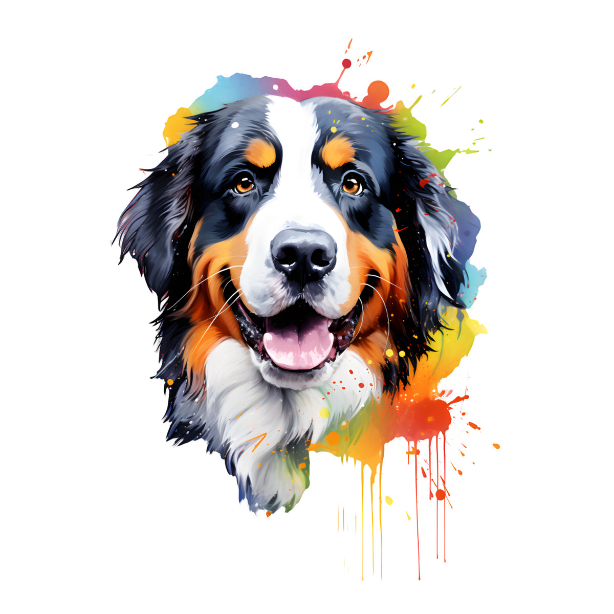 Wandtattoo Berner Sennenhund - Haustierliebe