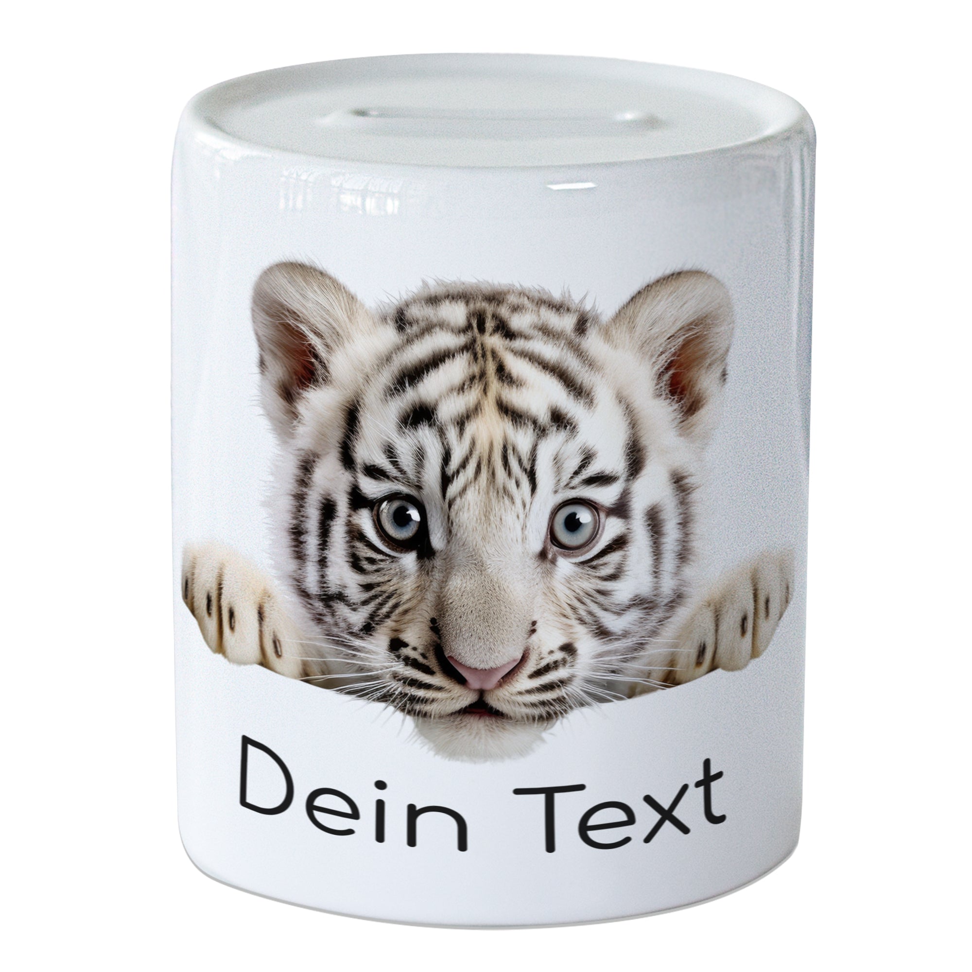 Spardose Weißer Tiger