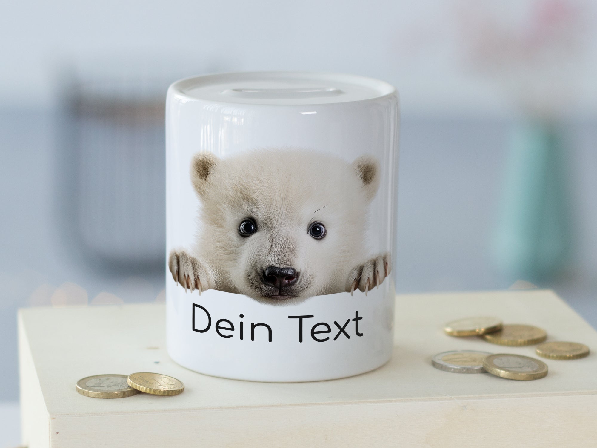Spardose Eisbär