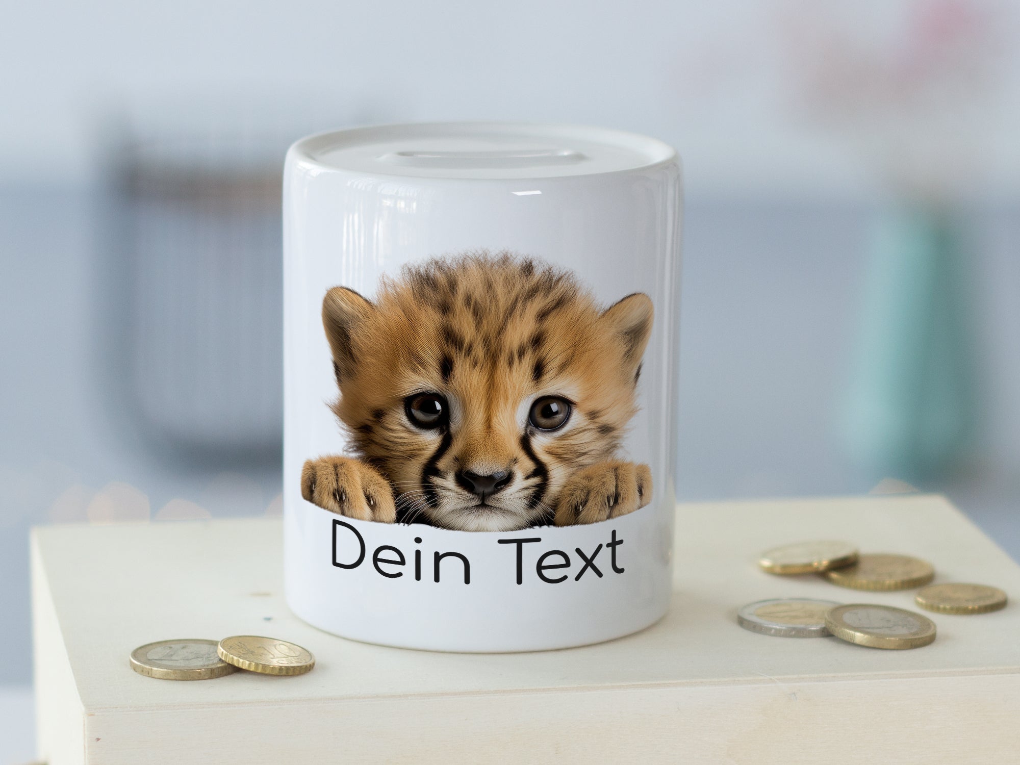 Spardose Löwe