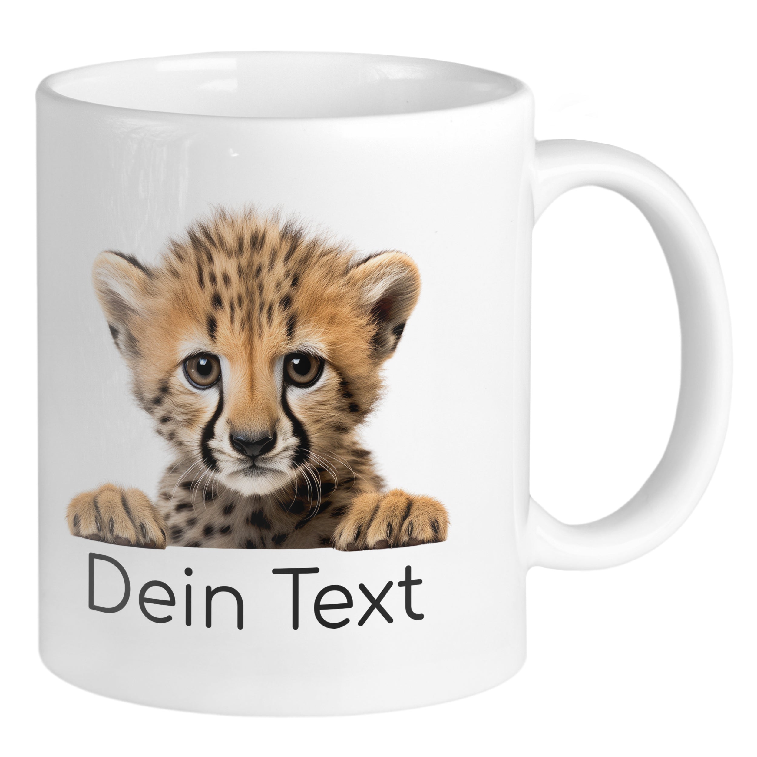 Tasse mit Gepard