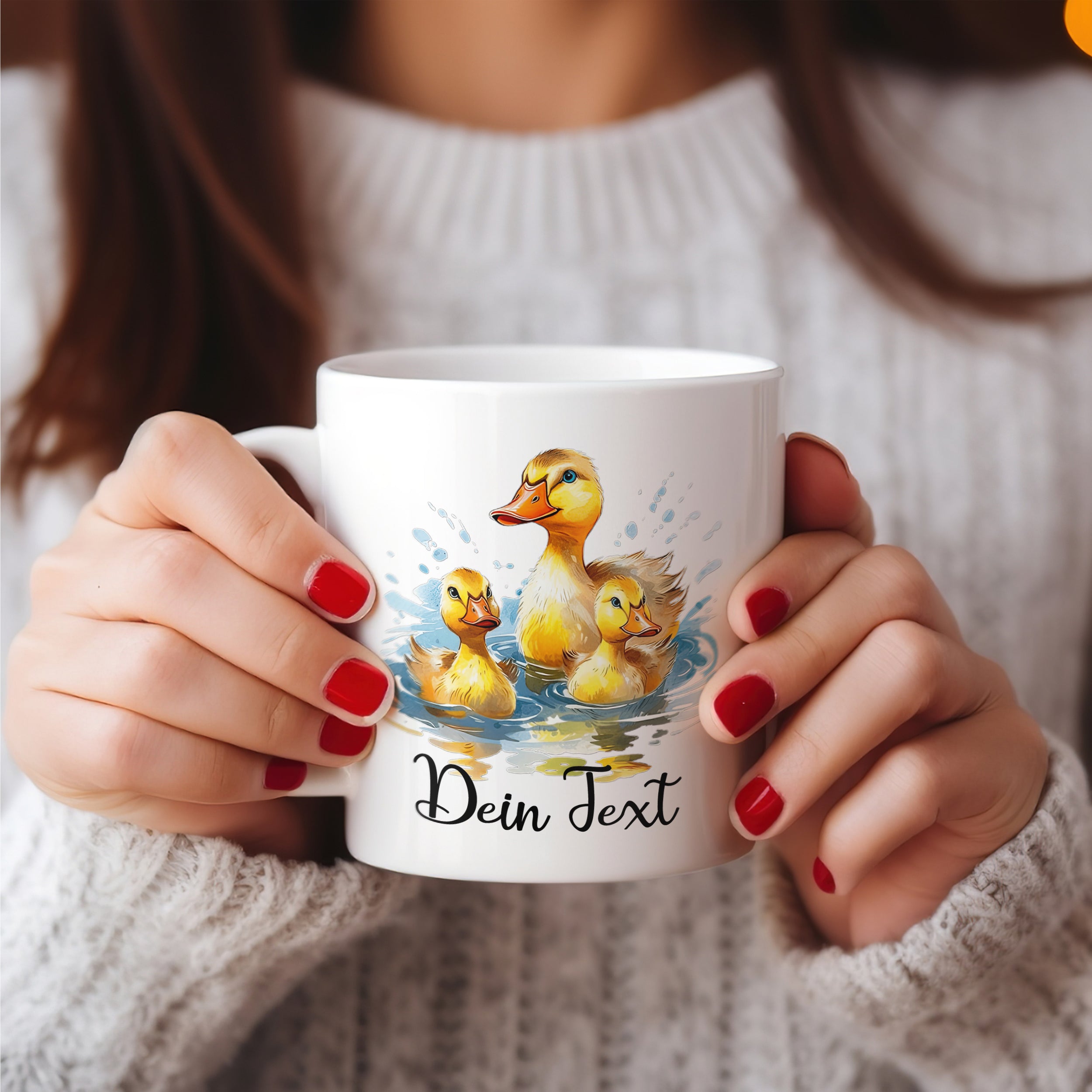 Tasse Entenfamilie