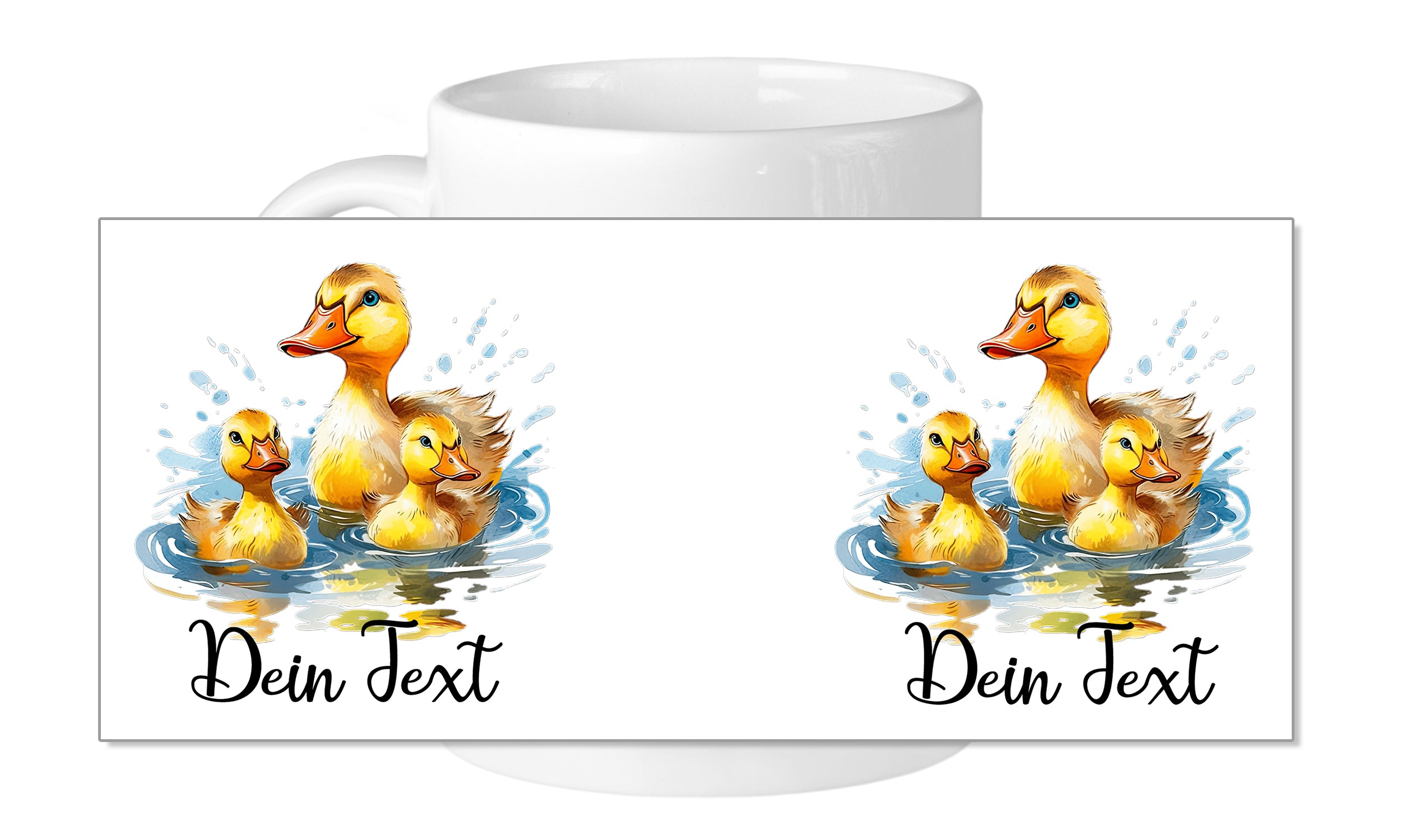 Tasse Entenfamilie